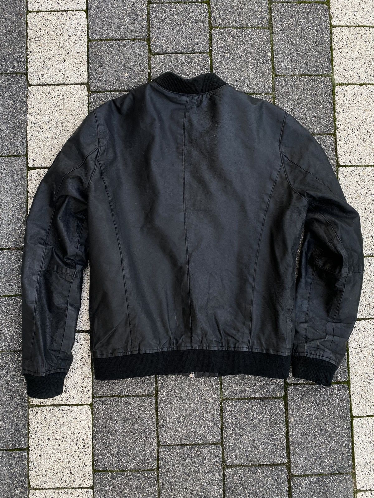 Vintage Italian vintage leather bomber jacket Size US M / EU 48-50 / 2 - 3 Thumbnail