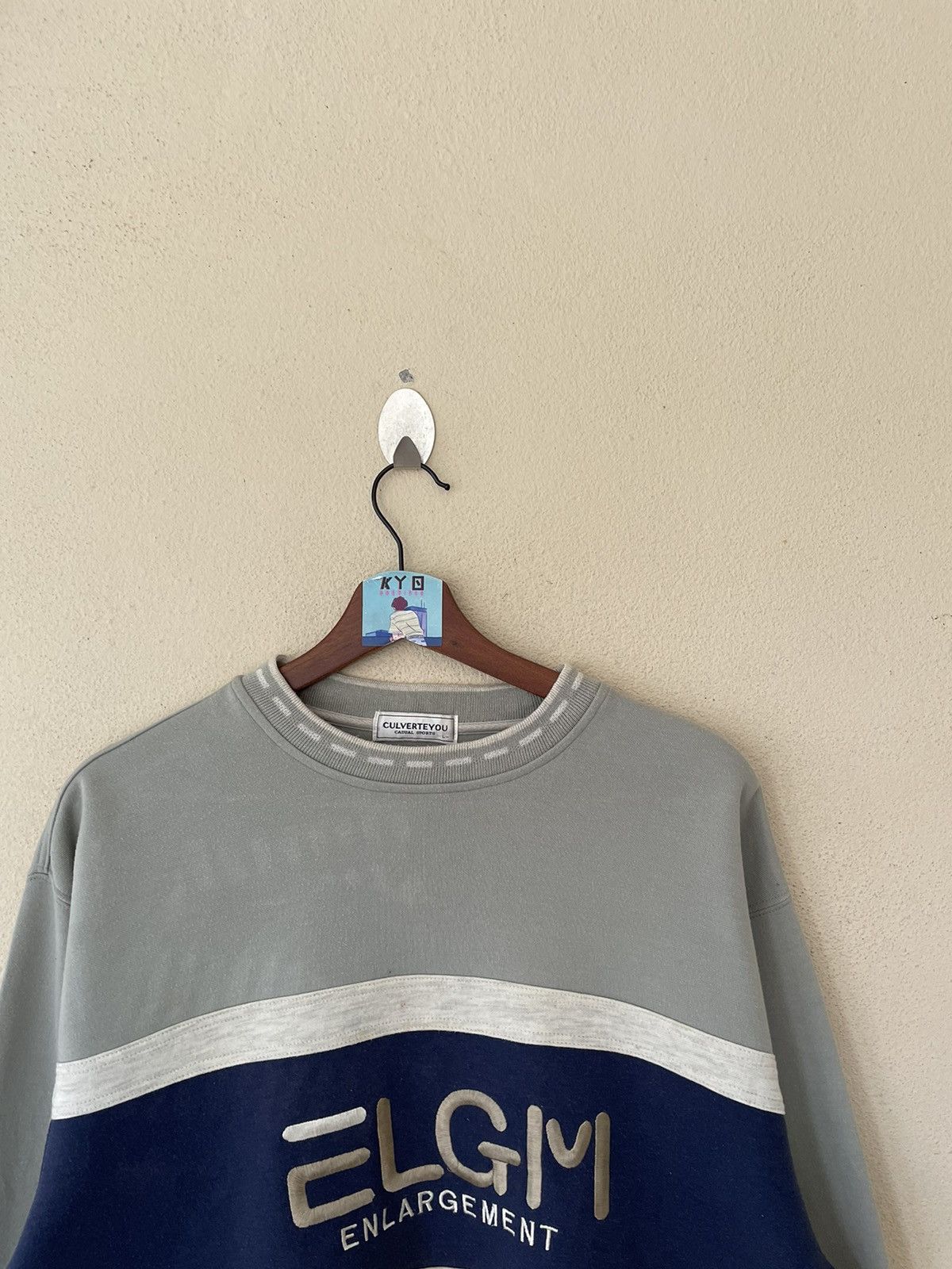 Japanese Brand × Vintage ENLARGEMENT EMBROIDERED SWEATSHIRT Size US L / EU 52-54 / 3 - 3 Thumbnail