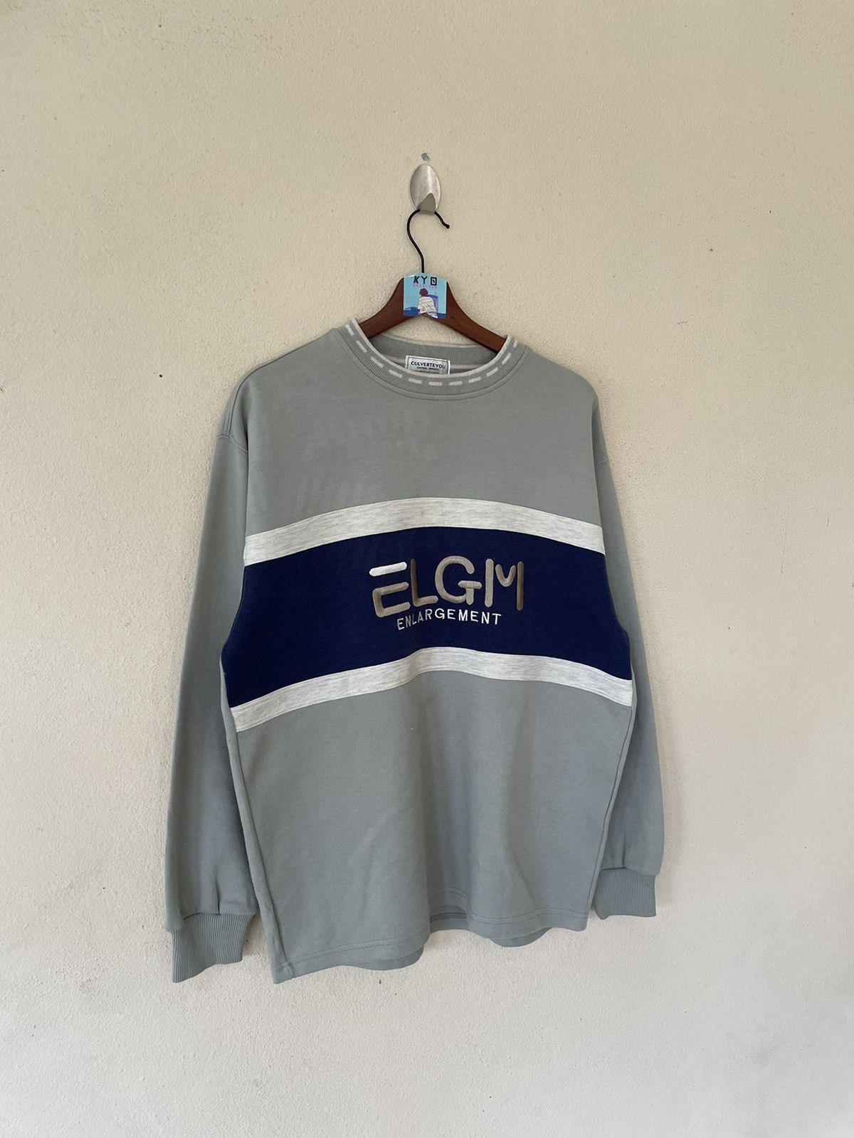 Japanese Brand × Vintage ENLARGEMENT EMBROIDERED SWEATSHIRT Size US L / EU 52-54 / 3 - 2 Thumbnail