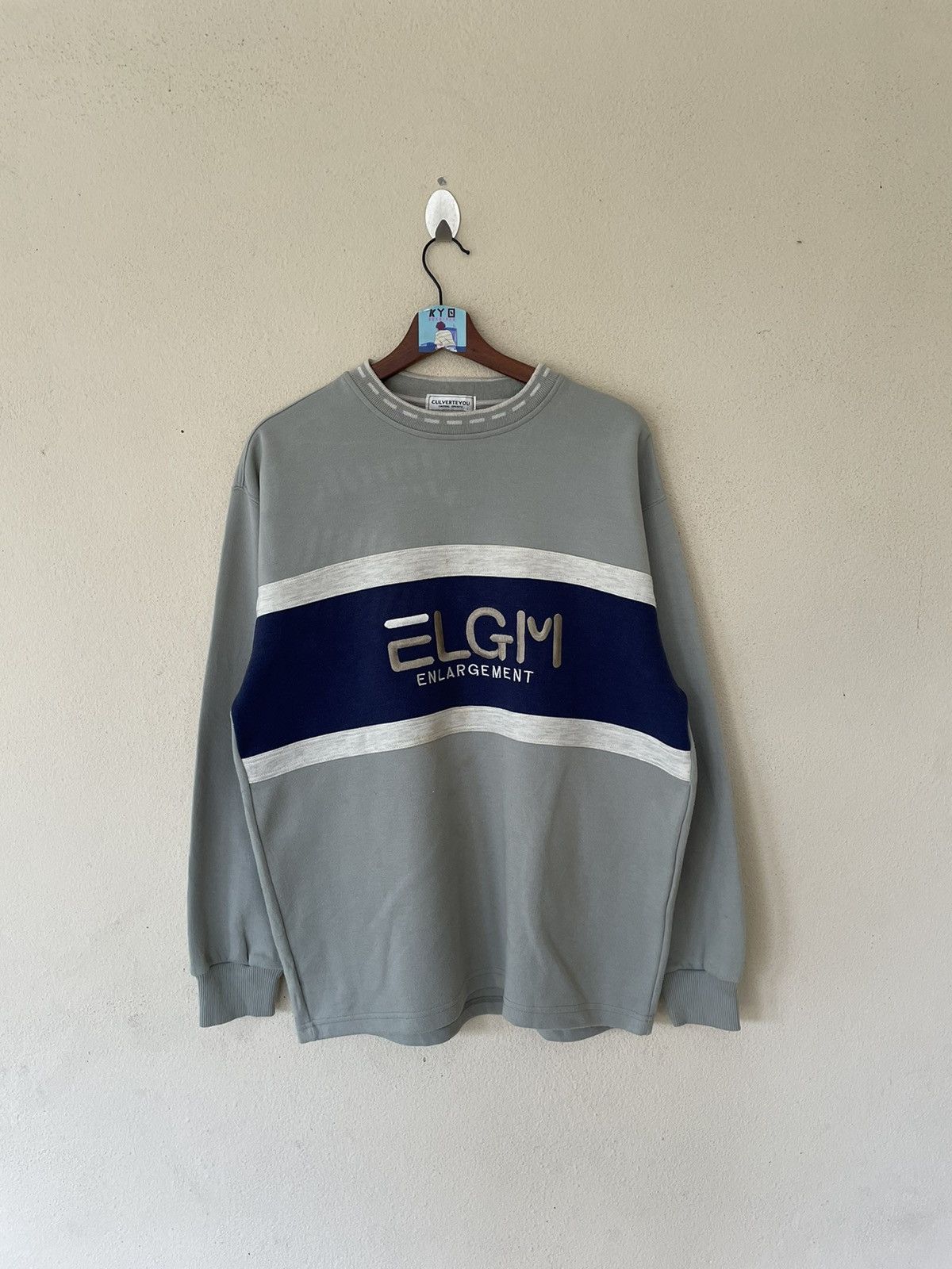 Japanese Brand × Vintage ENLARGEMENT EMBROIDERED SWEATSHIRT Size US L / EU 52-54 / 3 - 1 Thumbnail