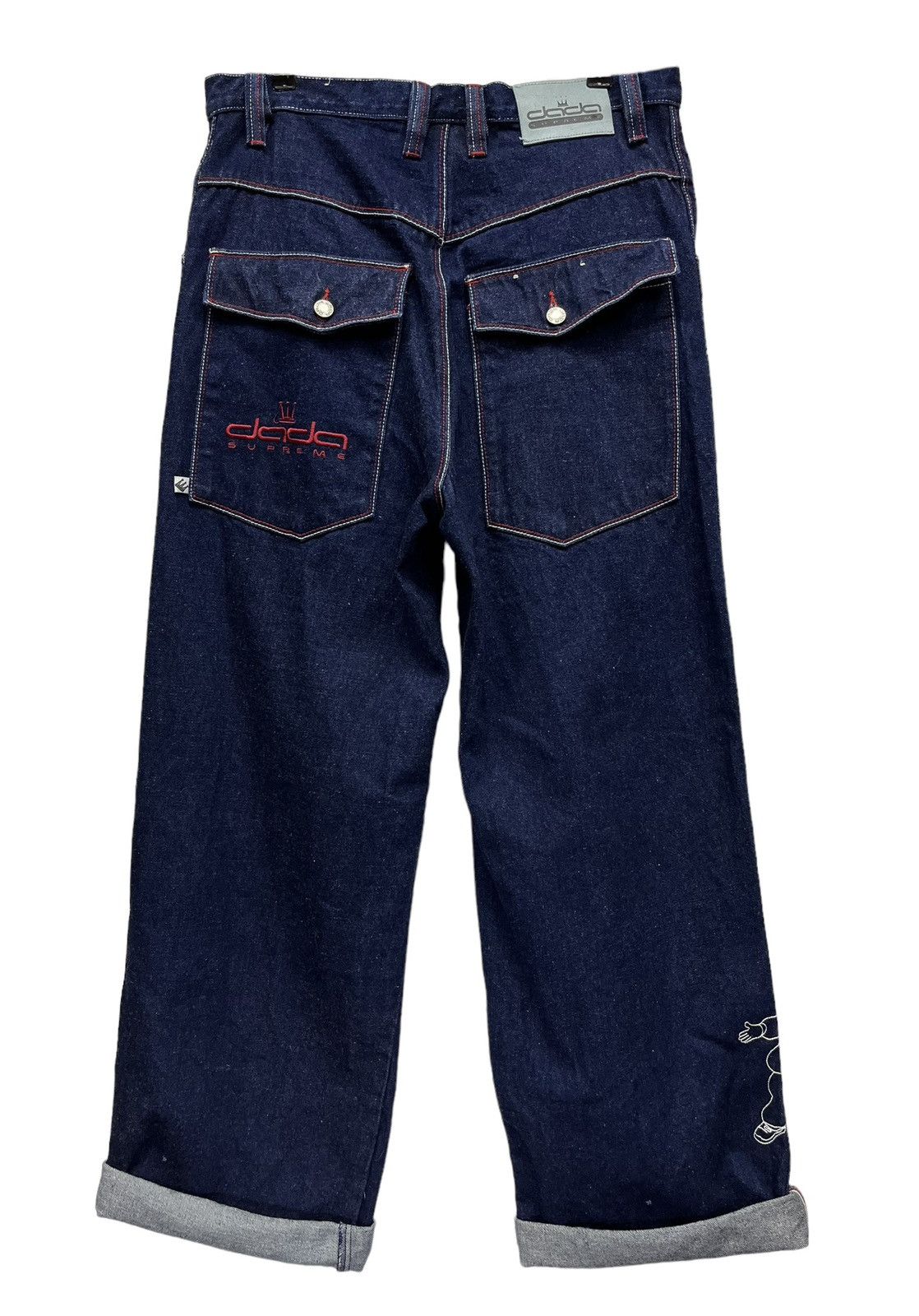 Damani Dada × Vintage DOPE💥Vintage 90’s DADA SUPREME Extreme BAGGY Hip-Hop Denim Size US 32 / EU 48 - 6 Thumbnail