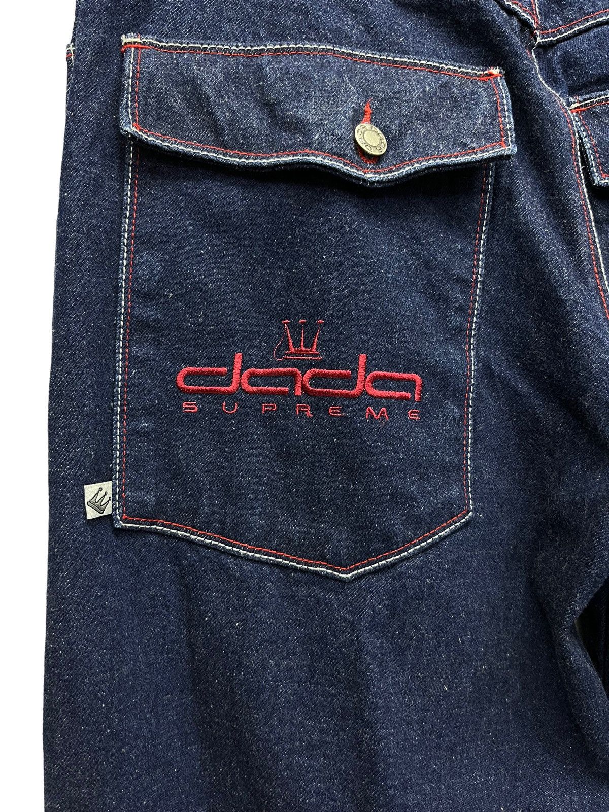 Damani Dada × Vintage DOPE💥Vintage 90’s DADA SUPREME Extreme BAGGY Hip-Hop Denim Size US 32 / EU 48 - 7 Thumbnail