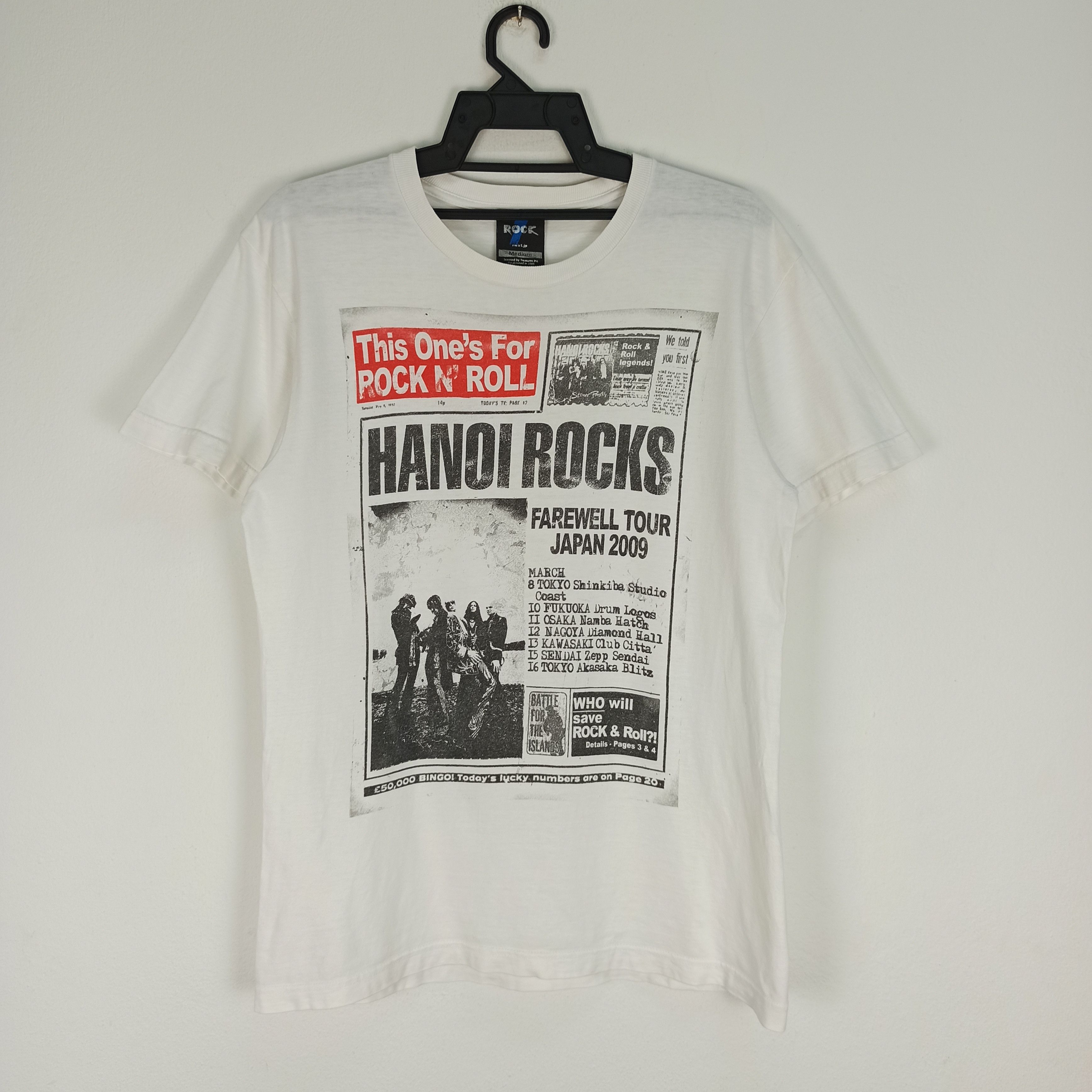 Band Tees Vintage Hanoi Rocks Band Tee Size US M / EU 48-50 / 2 - 1 Thumbnail