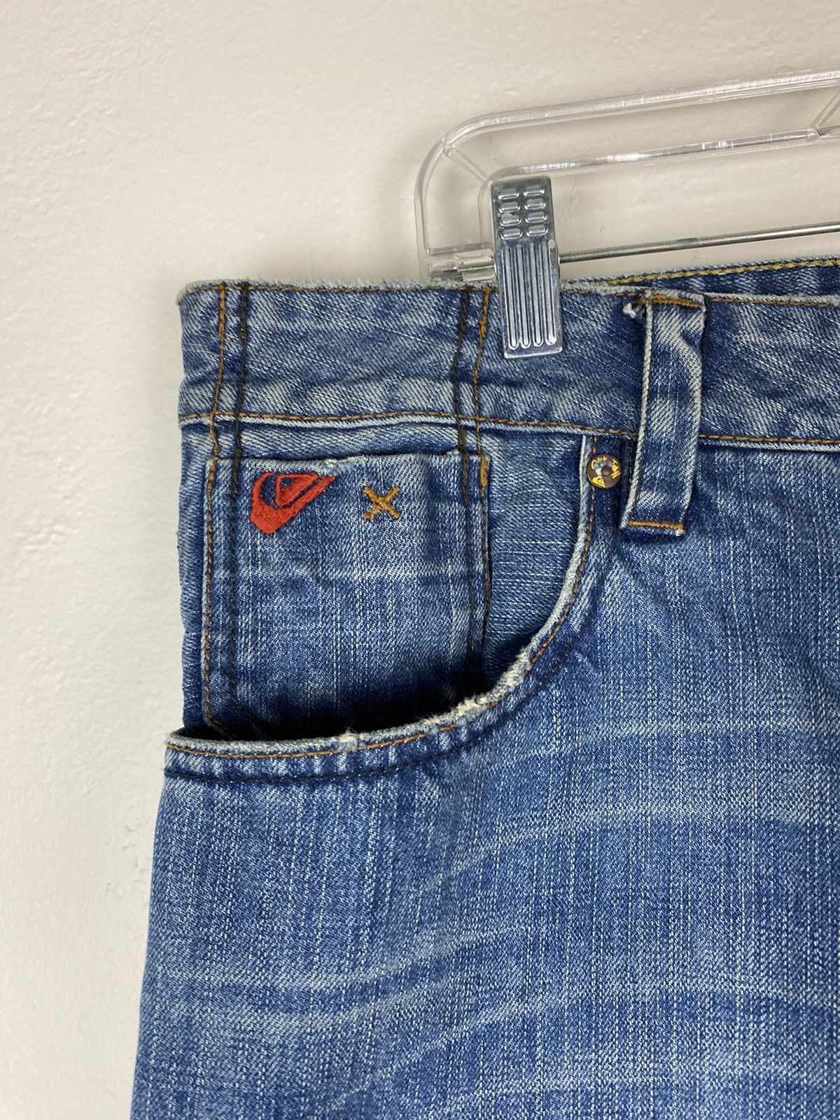 Quiksilver Vintage Quiksilver Denim Jeans Back Logo 90’s Surf Y2K Size US 36 / EU 52 - 3 Thumbnail