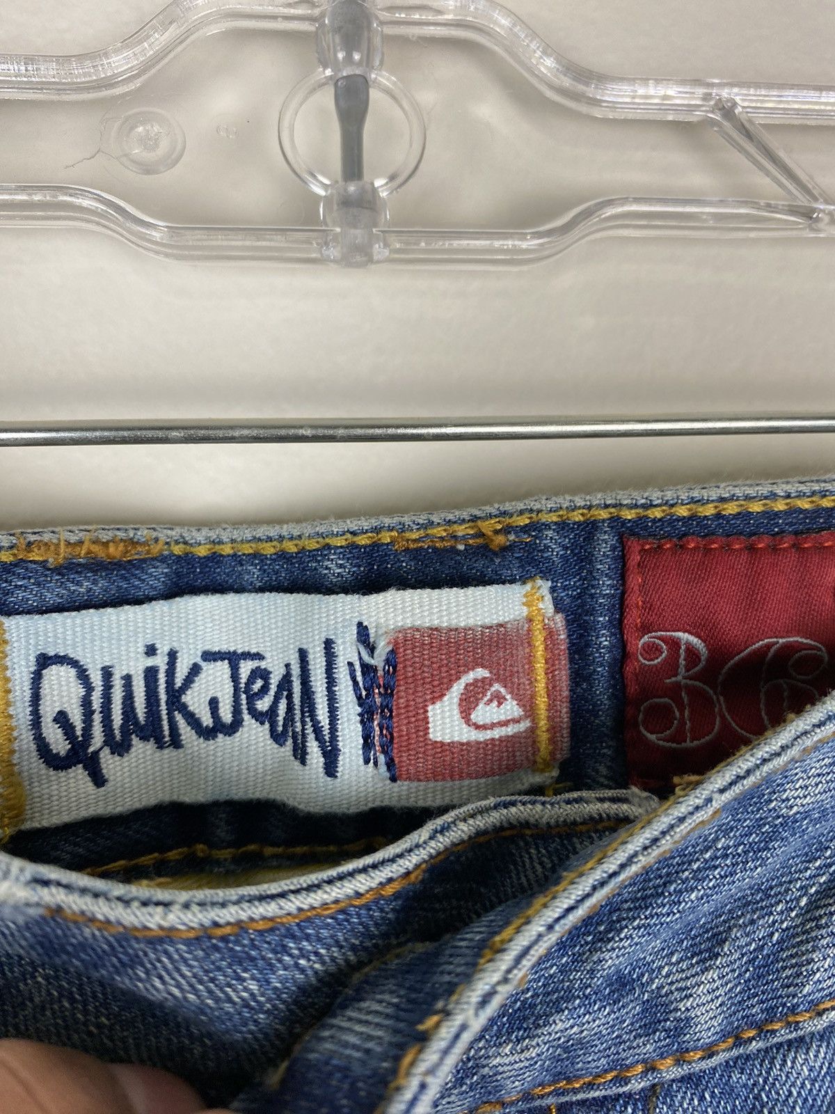 Quiksilver Vintage Quiksilver Denim Jeans Back Logo 90’s Surf Y2K Size US 36 / EU 52 - 8 Thumbnail