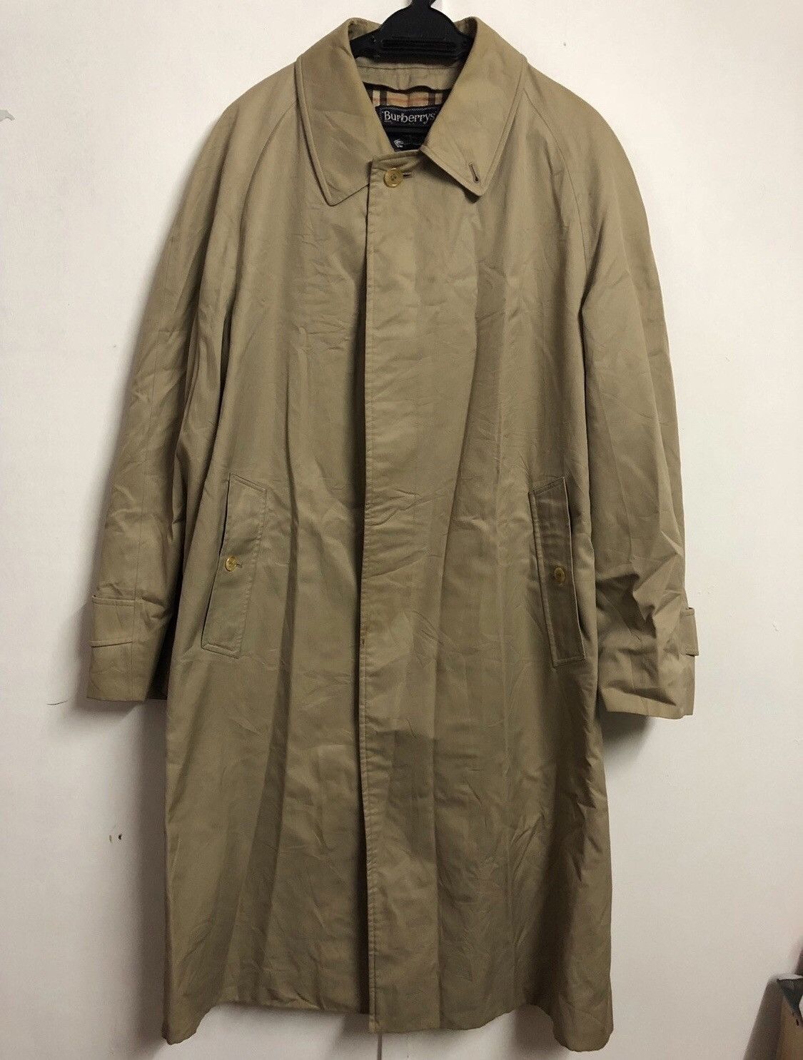 Burberry Prorsum Vintage Burberrys Prorsum Nova Check Trench Coat Jacket Size US M / EU 48-50 / 2 - 1 Thumbnail