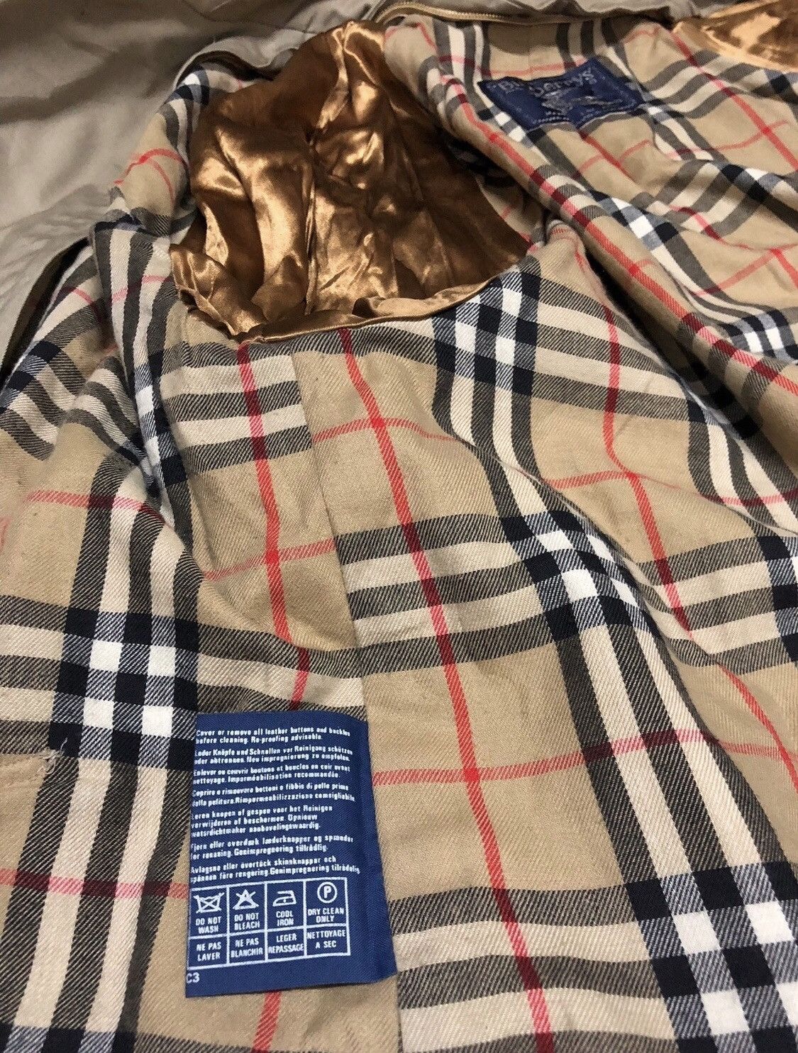 Burberry Prorsum Vintage Burberrys Prorsum Nova Check Trench Coat Jacket Size US M / EU 48-50 / 2 - 6 Thumbnail