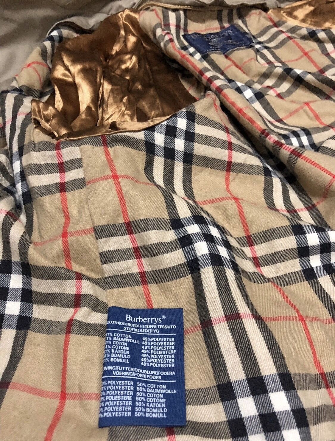 Burberry Prorsum Vintage Burberrys Prorsum Nova Check Trench Coat Jacket Size US M / EU 48-50 / 2 - 5 Thumbnail