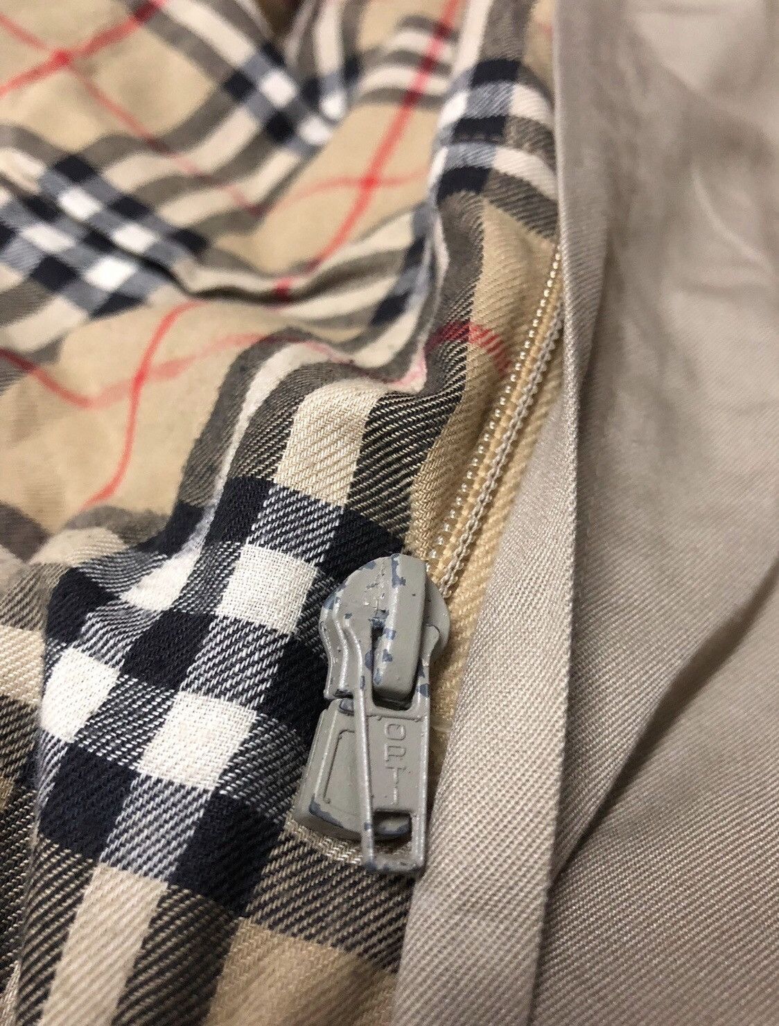 Burberry Prorsum Vintage Burberrys Prorsum Nova Check Trench Coat Jacket Size US M / EU 48-50 / 2 - 7 Thumbnail