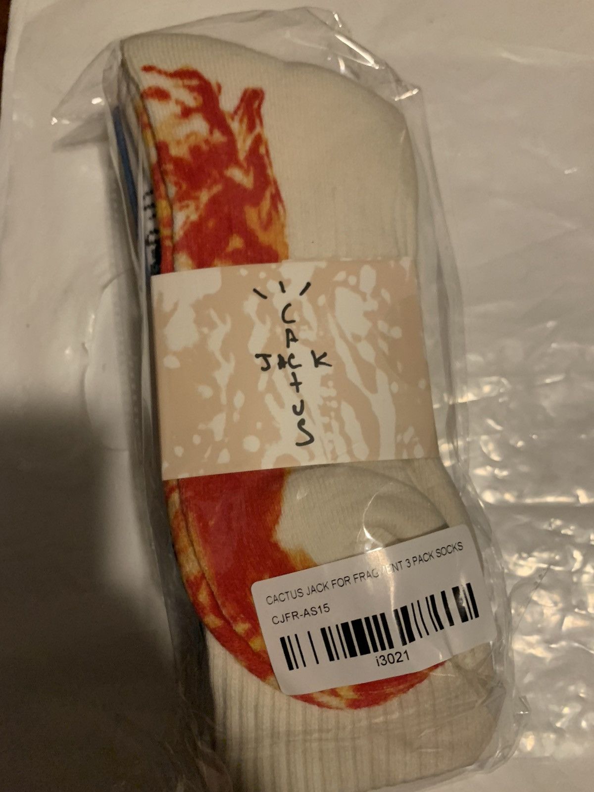 CACTUS JACK×FRAGMENT 3pack socks CACTUS JACK FOR FRAGMENT 3 PACK