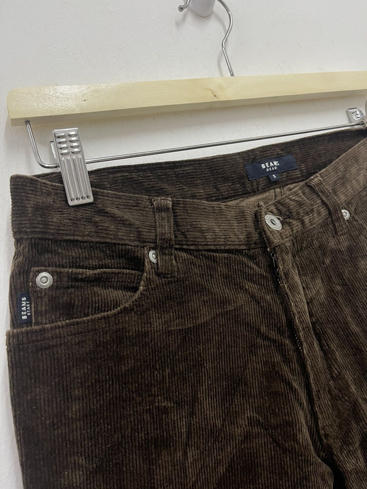 Beams Plus Rare Vintage BEAMS HEART Corduroy Sheep Skin Stretch Pant Size US 29 - 6 Thumbnail
