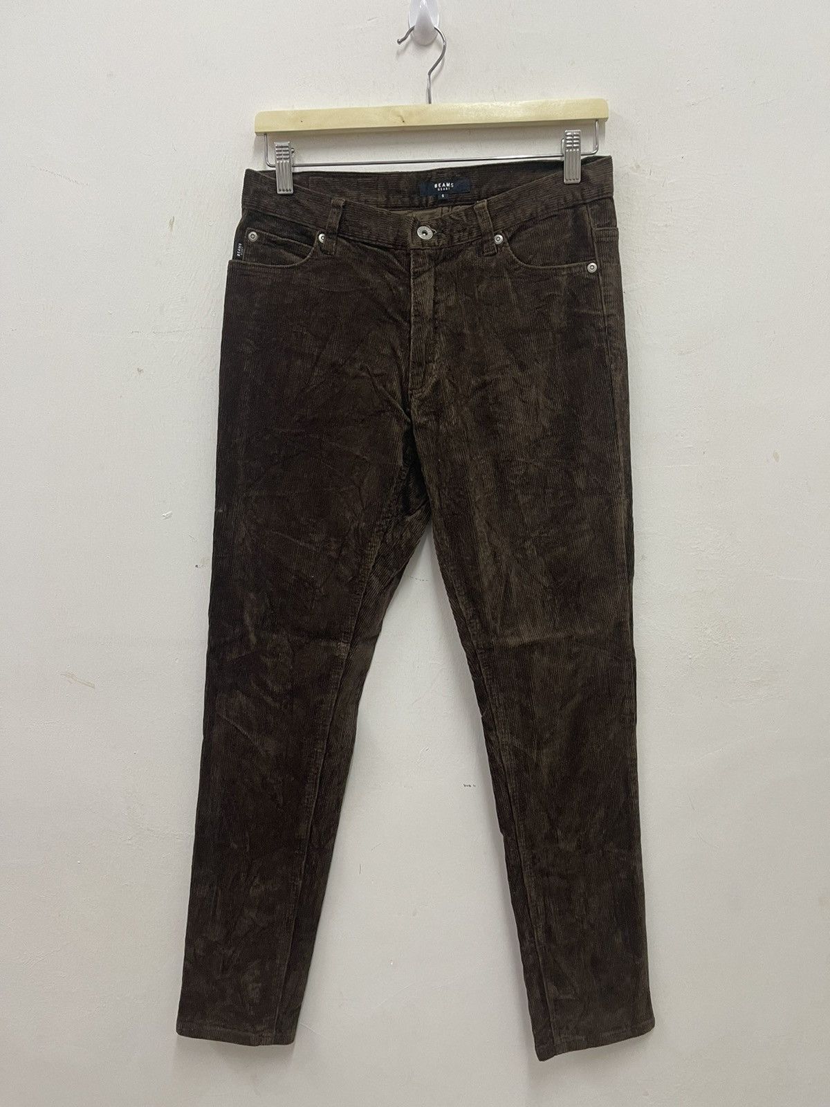 Beams Plus Rare Vintage BEAMS HEART Corduroy Sheep Skin Stretch Pant Size US 29 - 4 Thumbnail
