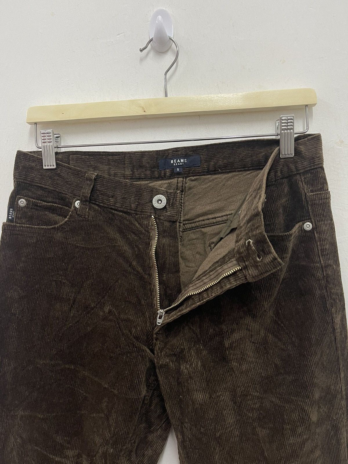 Beams Plus Rare Vintage BEAMS HEART Corduroy Sheep Skin Stretch Pant Size US 29 - 8 Thumbnail