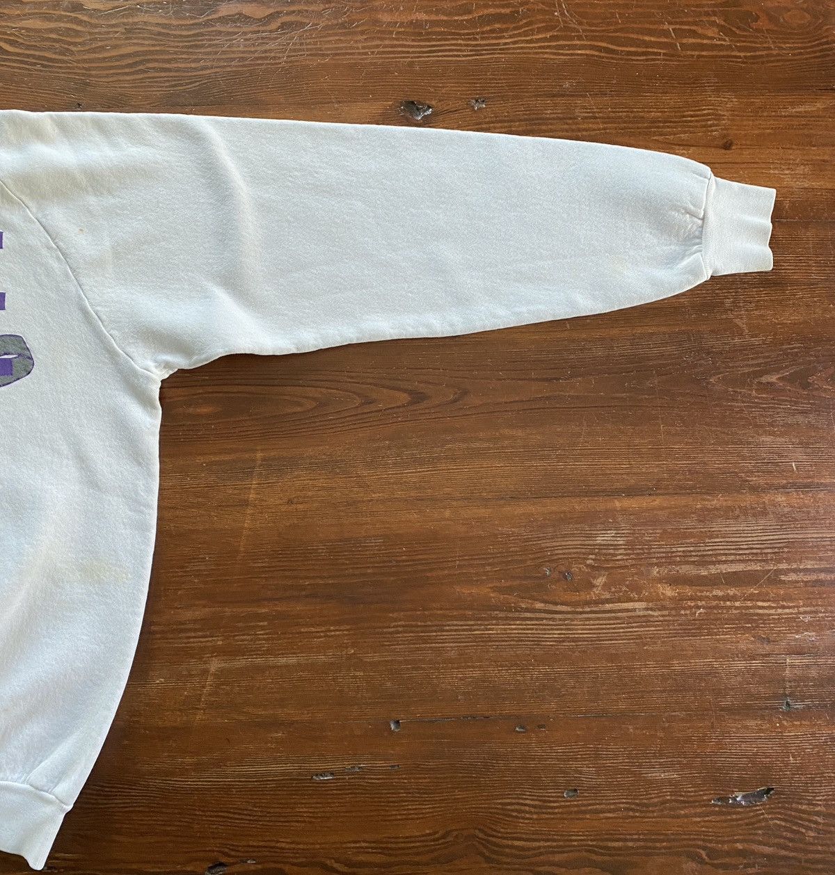 NCAA Vintage 80s Kansas State Wildcats Raglan Crewneck Sweatshirt Size US L / EU 52-54 / 3 - 17 Thumbnail