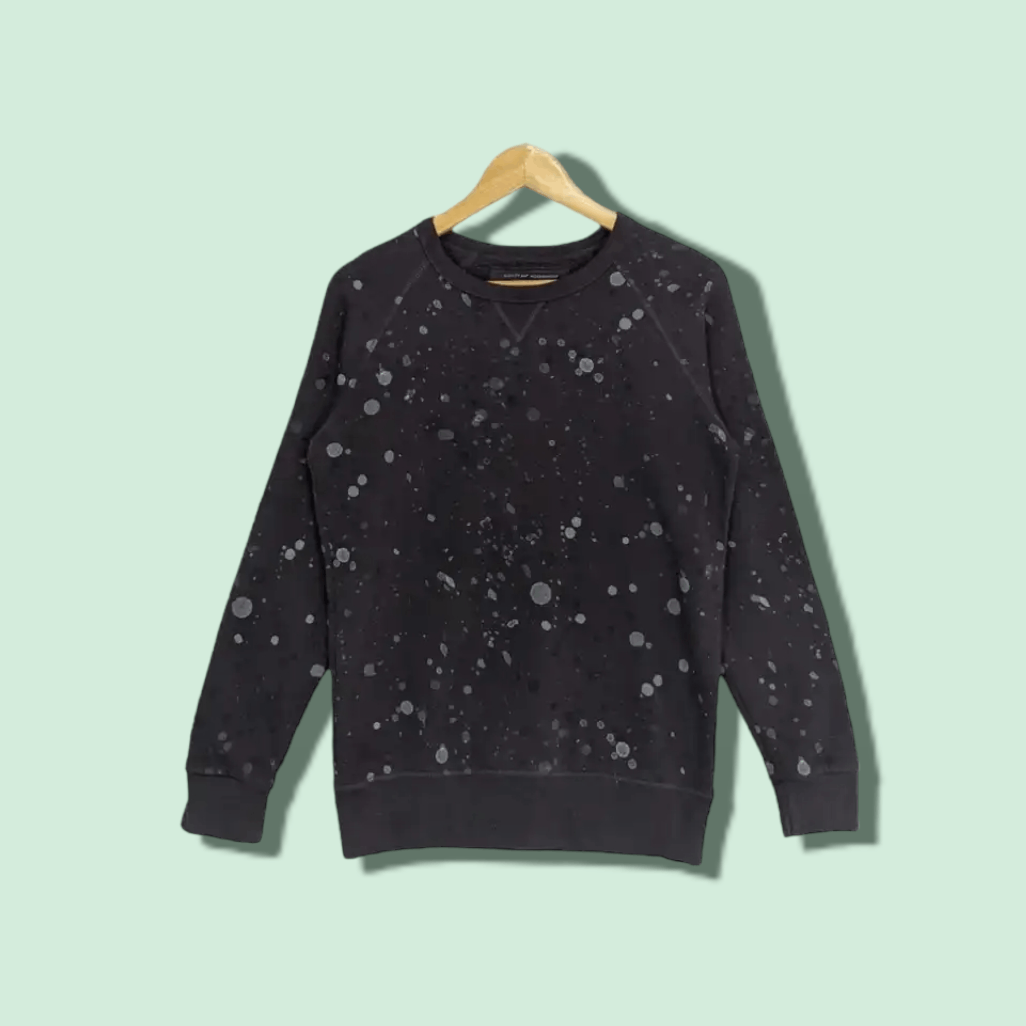 Pull & Bear PULL & BEAR Art Painted Jumper Sweatshirt Size US S / EU 44-46 / 1 - 1 Thumbnail