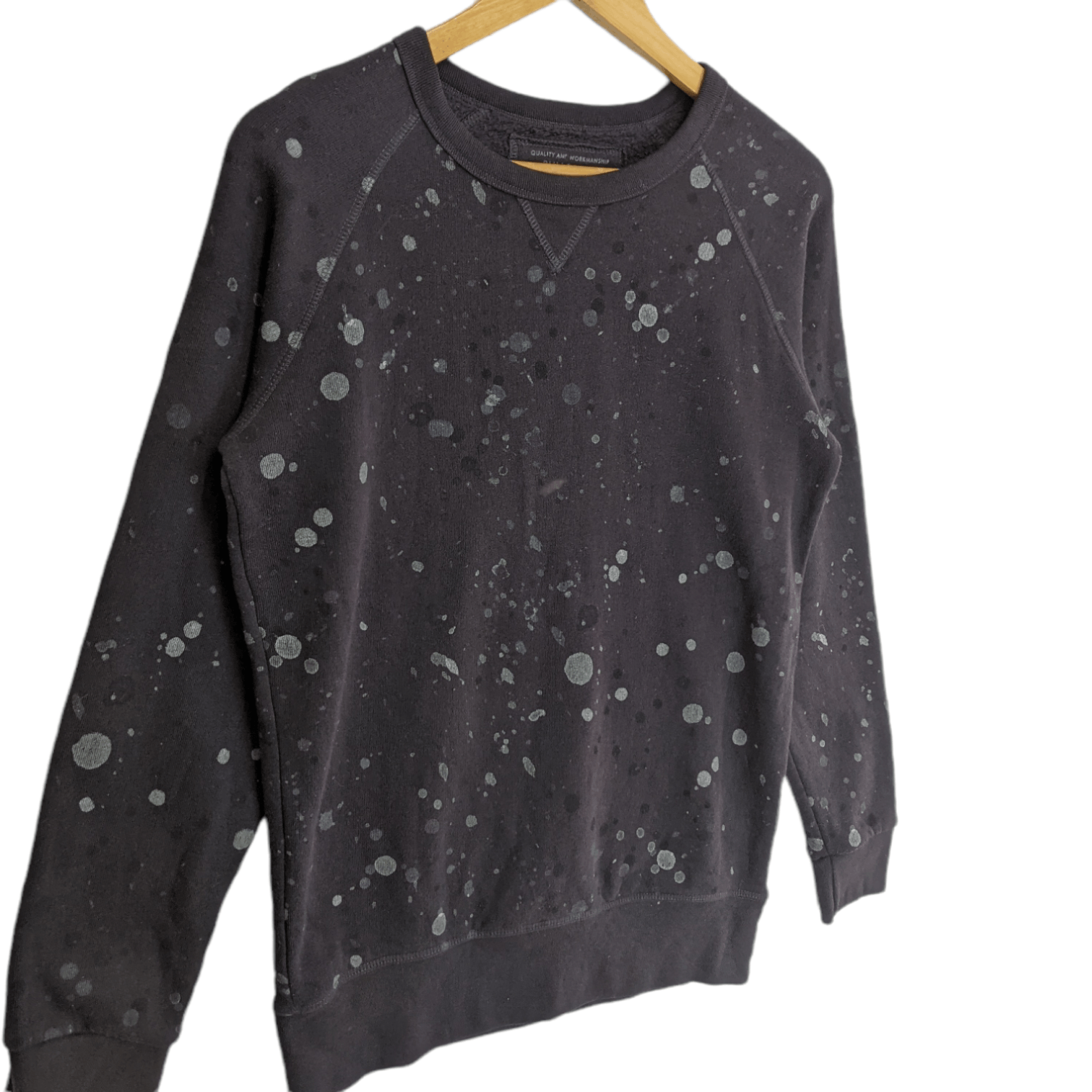 Pull & Bear PULL & BEAR Art Painted Jumper Sweatshirt Size US S / EU 44-46 / 1 - 3 Thumbnail
