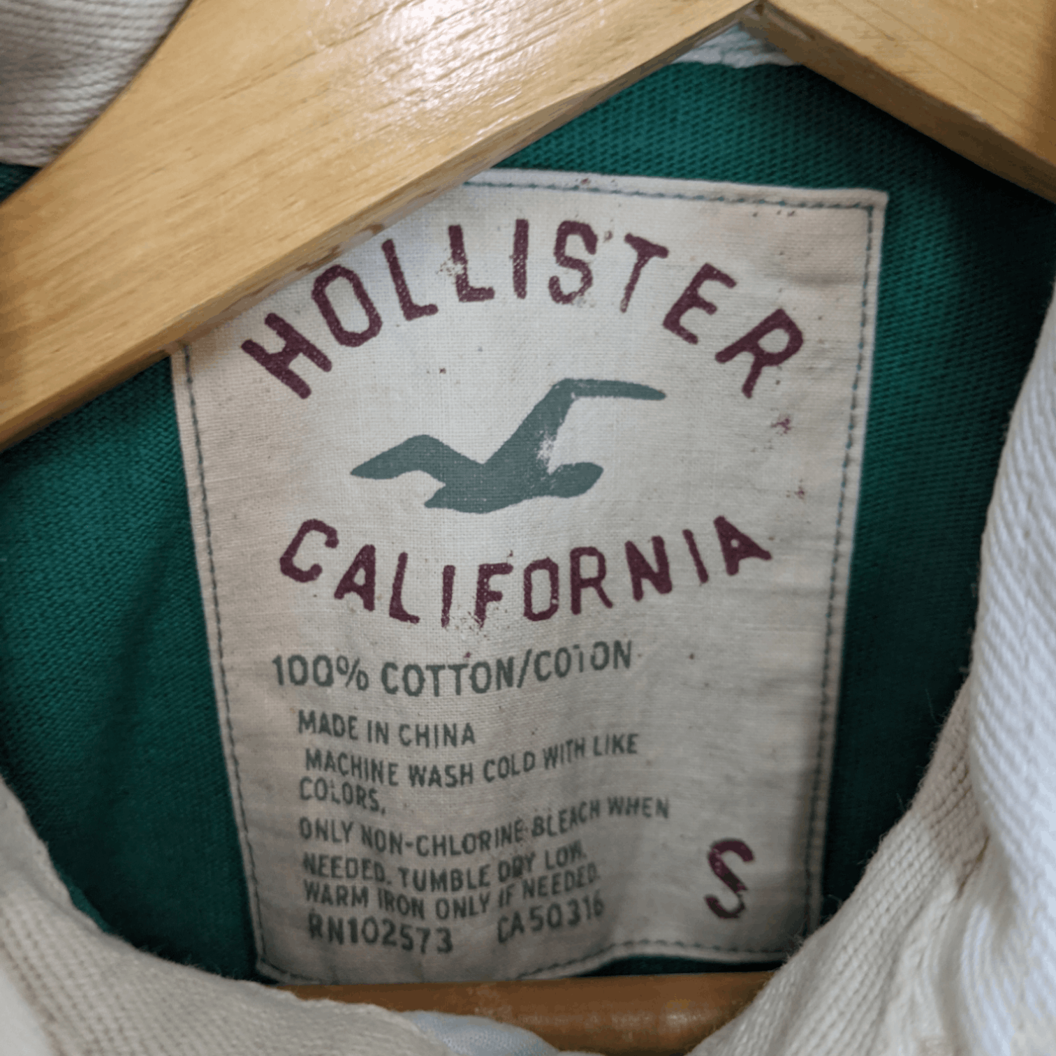 Hollister HOLLISTER California Polo Jumper Sweatshirt Size US S / EU 44-46 / 1 - 7 Thumbnail