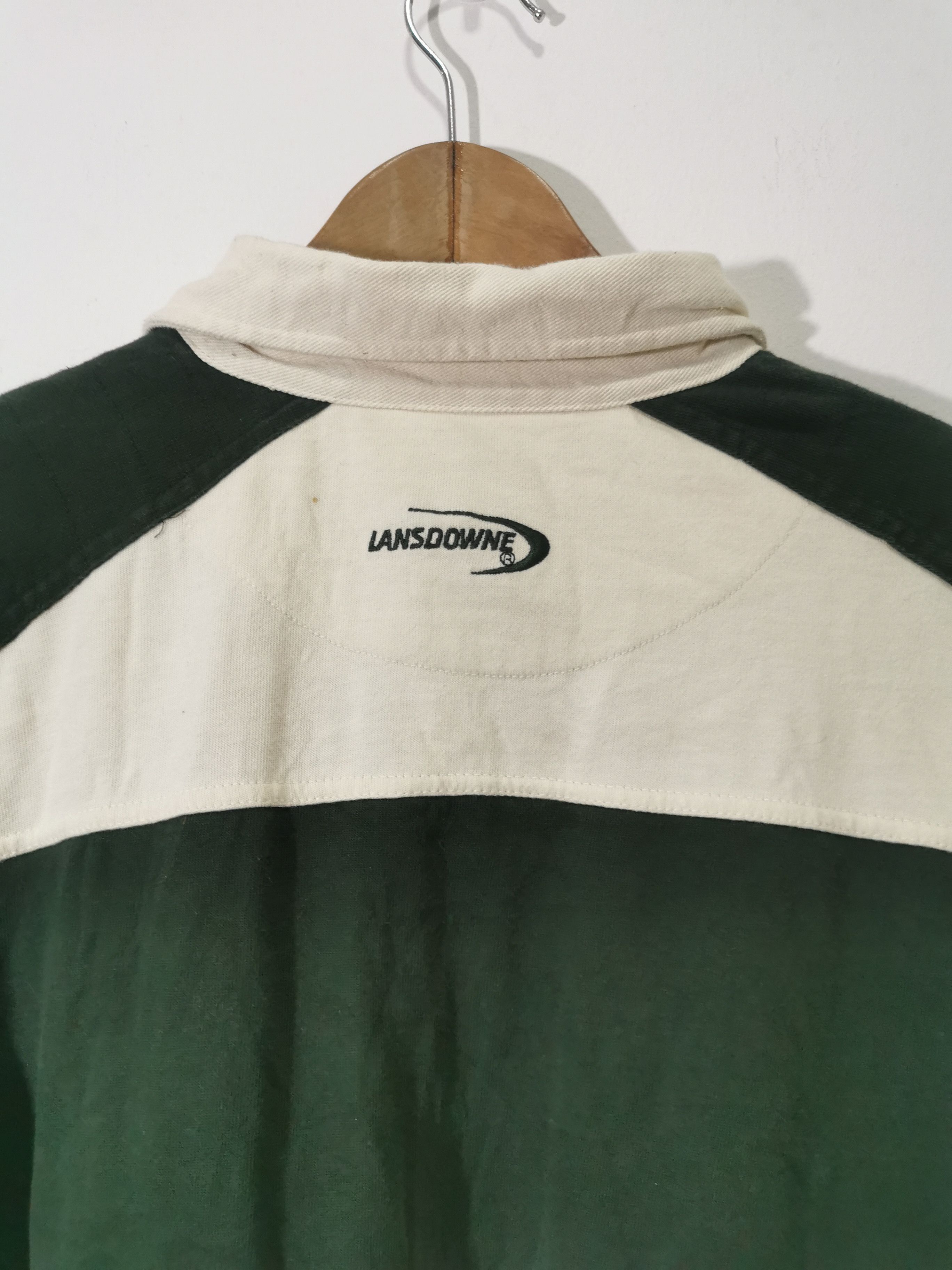Vintage Vintage Lansdowne Ireland Stripe Rugby Shirt Size US XL / EU 56 / 4 - 6 Thumbnail
