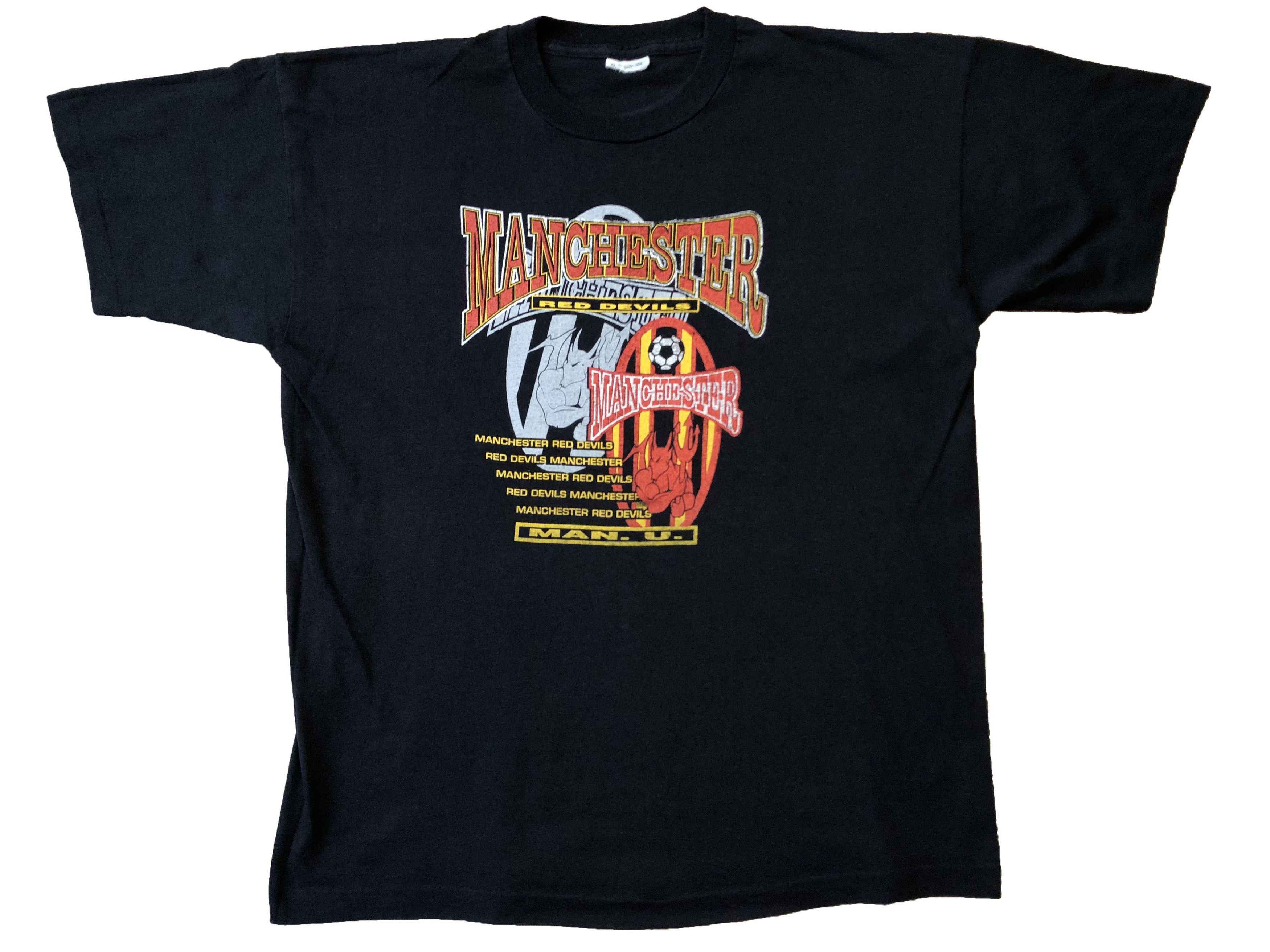 Vintage 90s Manchester University T Shirt SMALL - Indiana