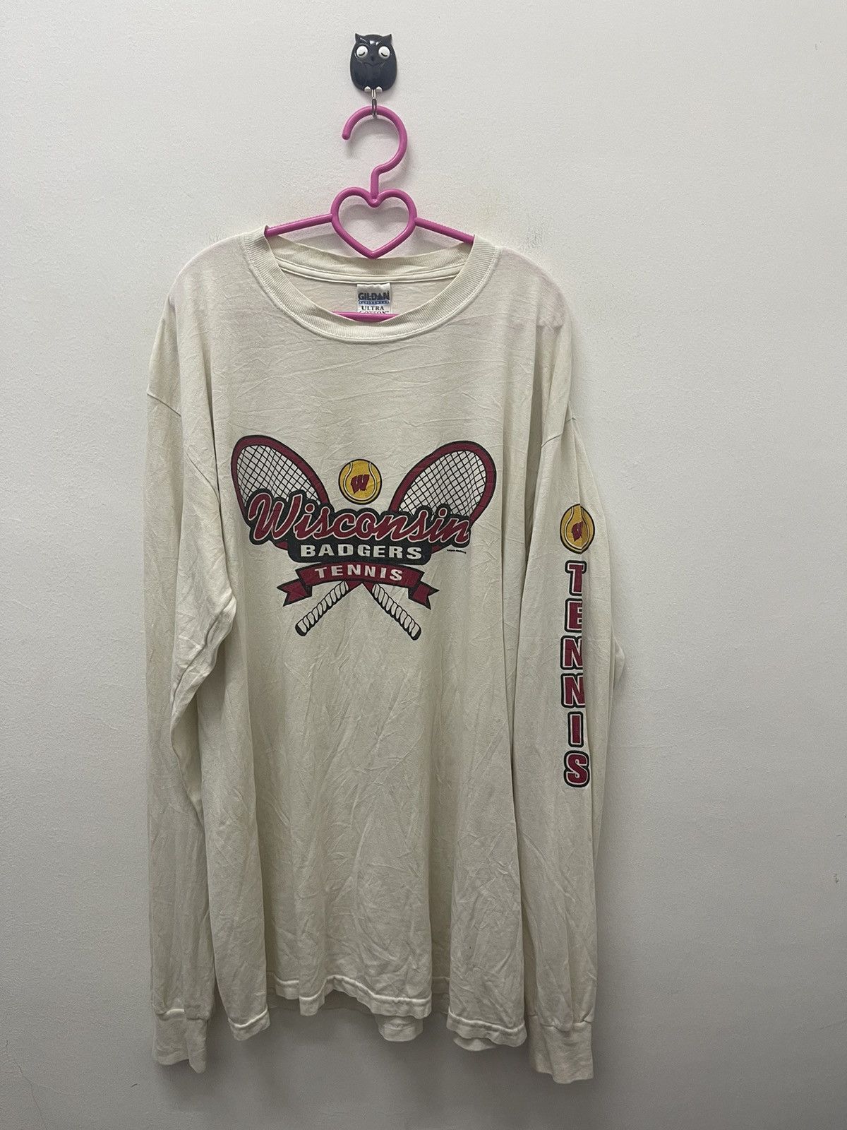 Vintage Rare Vintage WISCONSIN Badgers Tennis Size US L / EU 52-54 / 3 - 1 Thumbnail