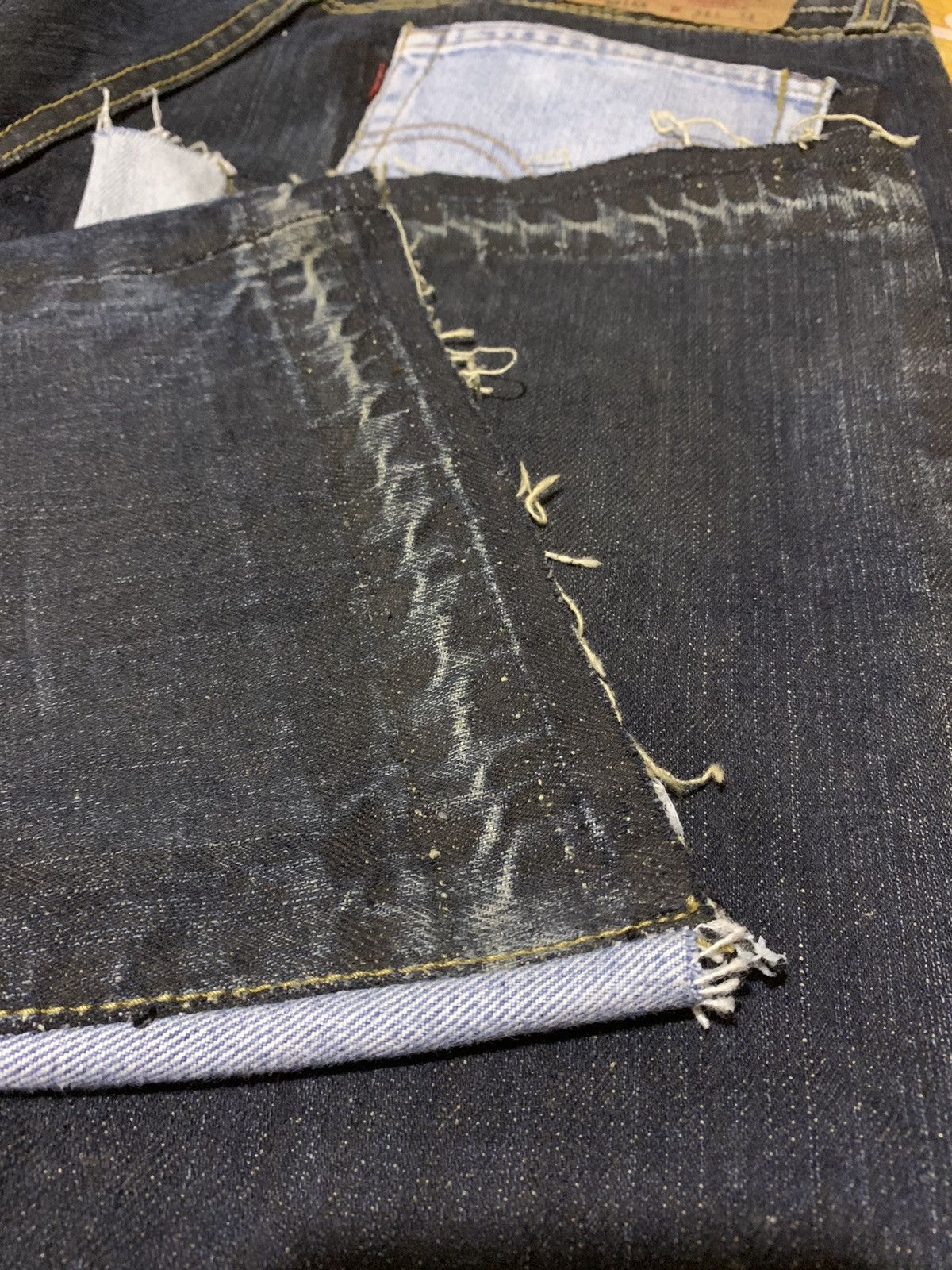 If Six Was Nine × Levi's Vintage Clothing × Vintage 🔥 Flare Jeans Levis 501 Redline Release Hem Pants Size US 32 / EU 48 - 4 Thumbnail