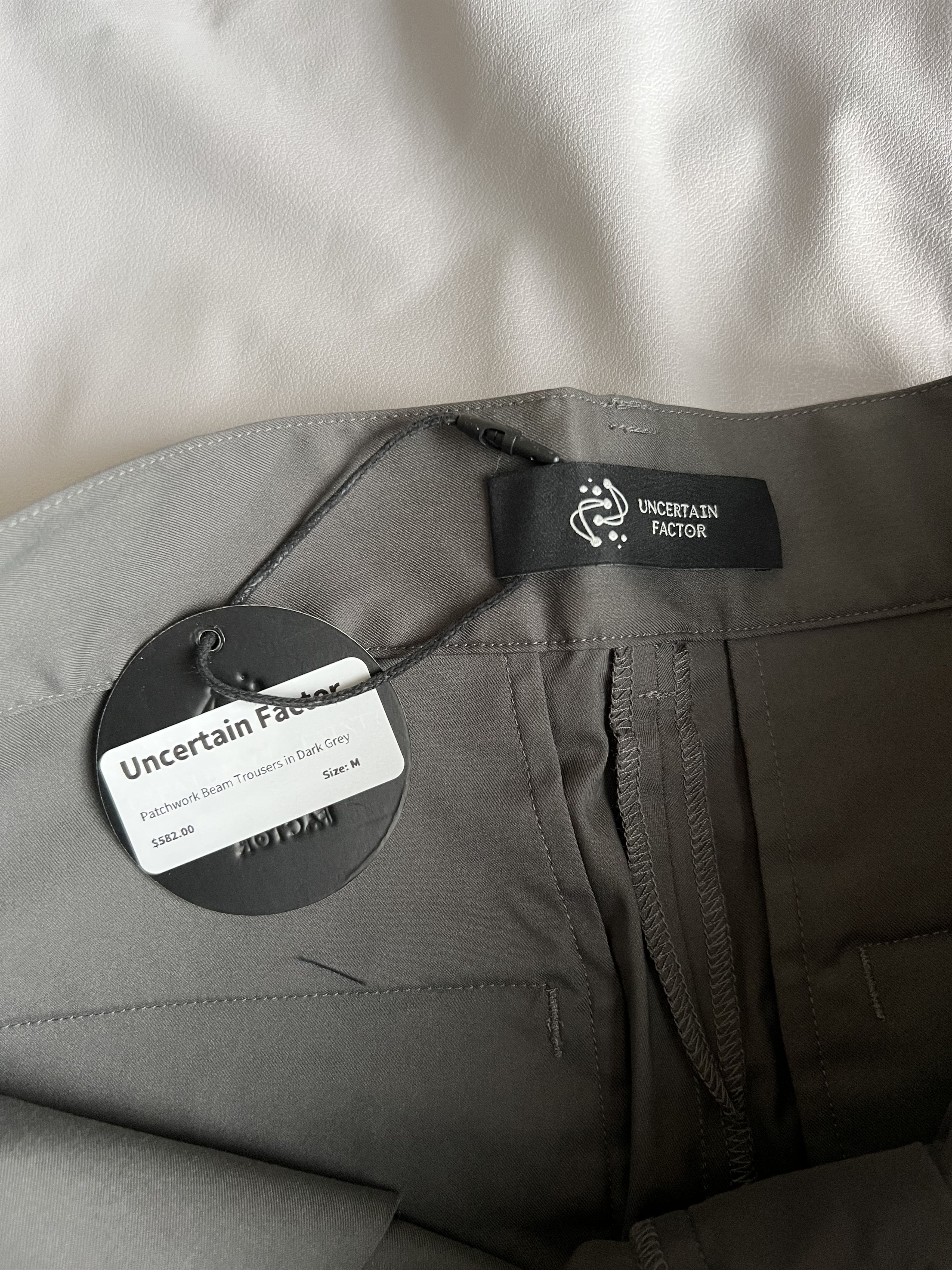 Other Uncertain Factor Patchwork Beam Pants in Dark Grey Size US 32 / EU 48 - 8 Thumbnail