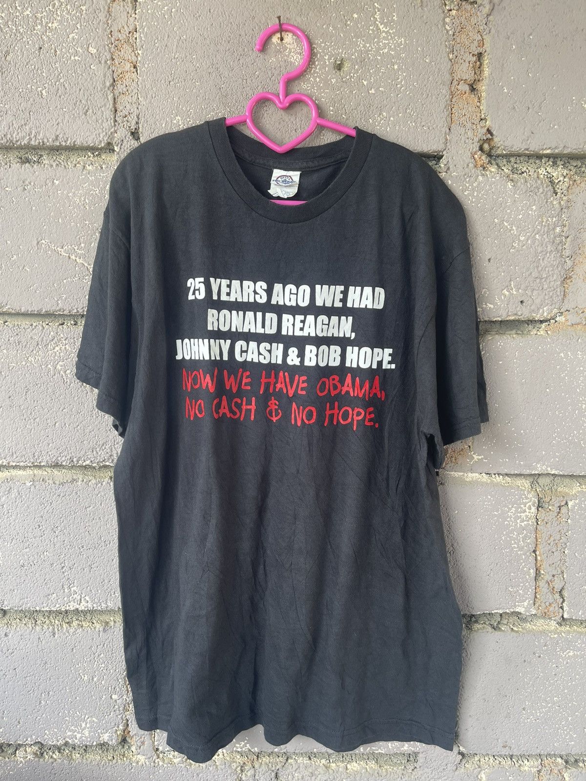 Rap Tees Rare Vintage Wording Art Streetwear Rebel Thrashed Tee Size US L / EU 52-54 / 3 - 1 Thumbnail