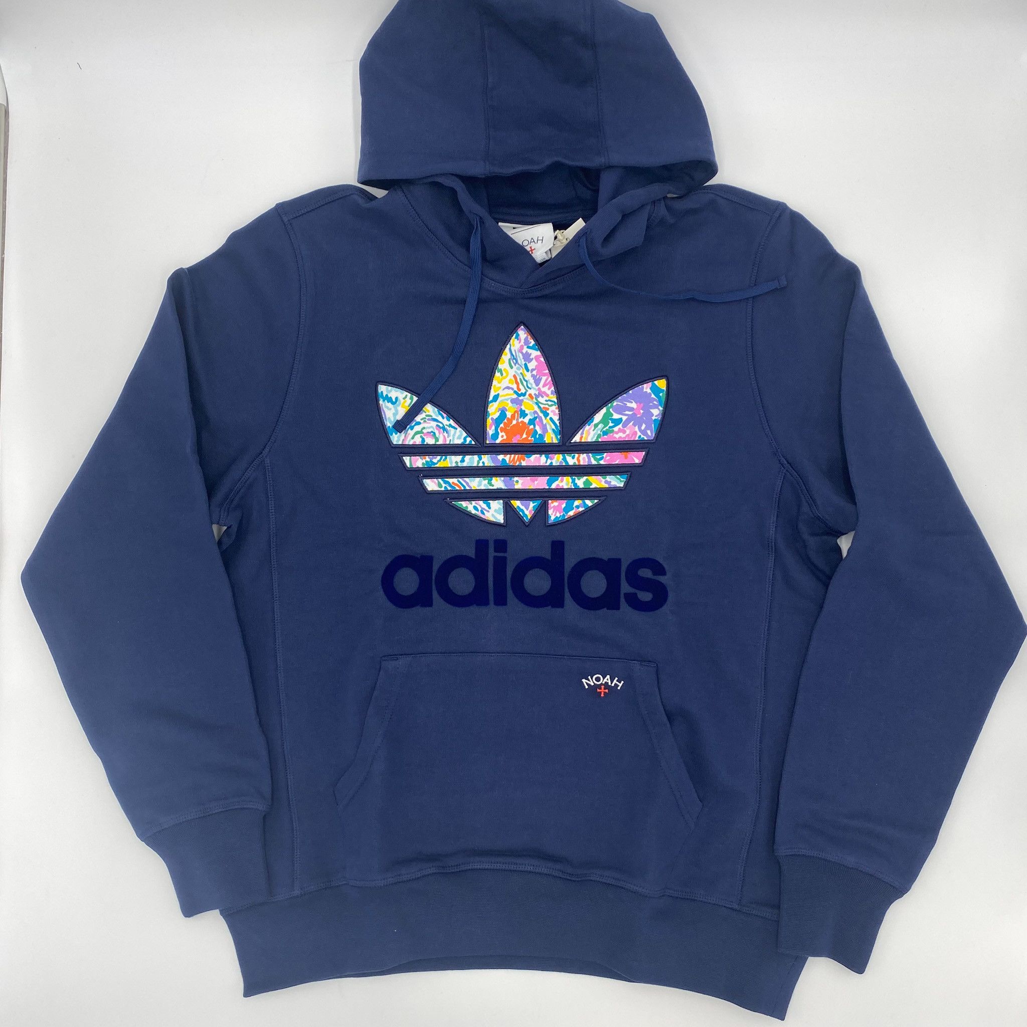 Adidas × Noah Noah x Adidas Floral Paisley Applique Hoodie Navy • L Size US L / EU 52-54 / 3 - 2 Thumbnail