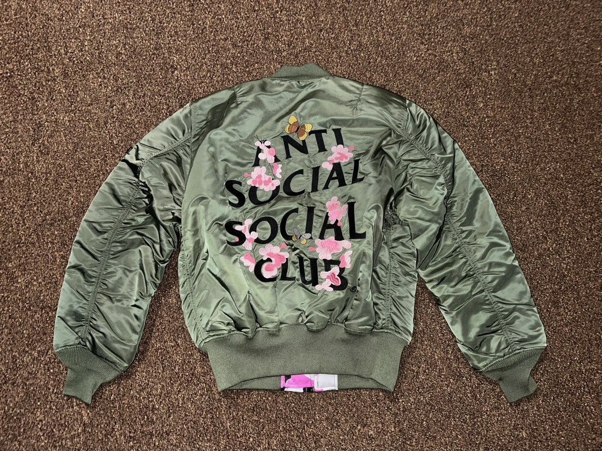 Alpha Industries Anti Social Social Club x Alpha Industries MA-1 ...