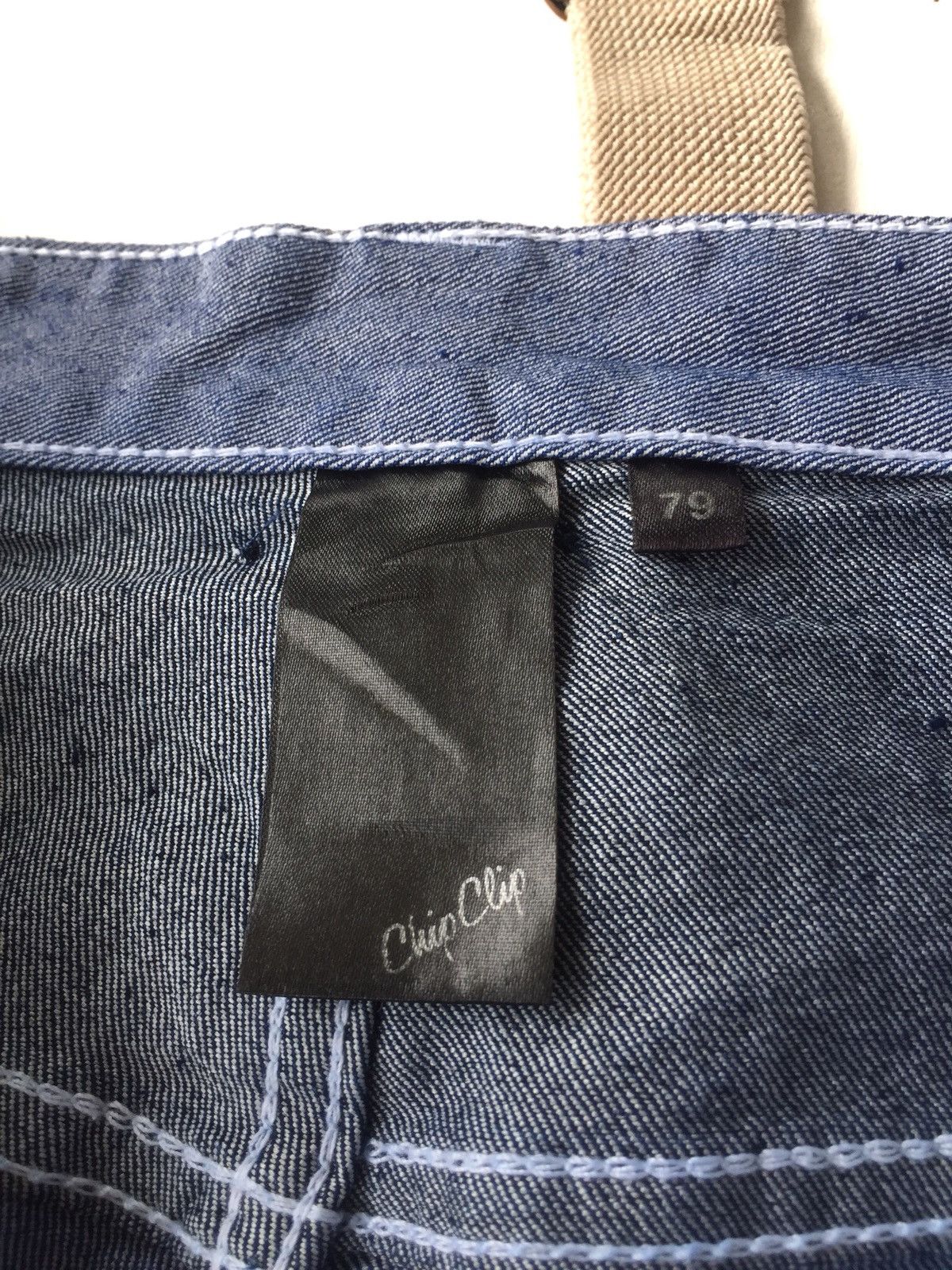 Indigo Chip Clic Indigo GOA Style Denim Suspender Cropped Pants Size US 32 / EU 48 - 7 Thumbnail