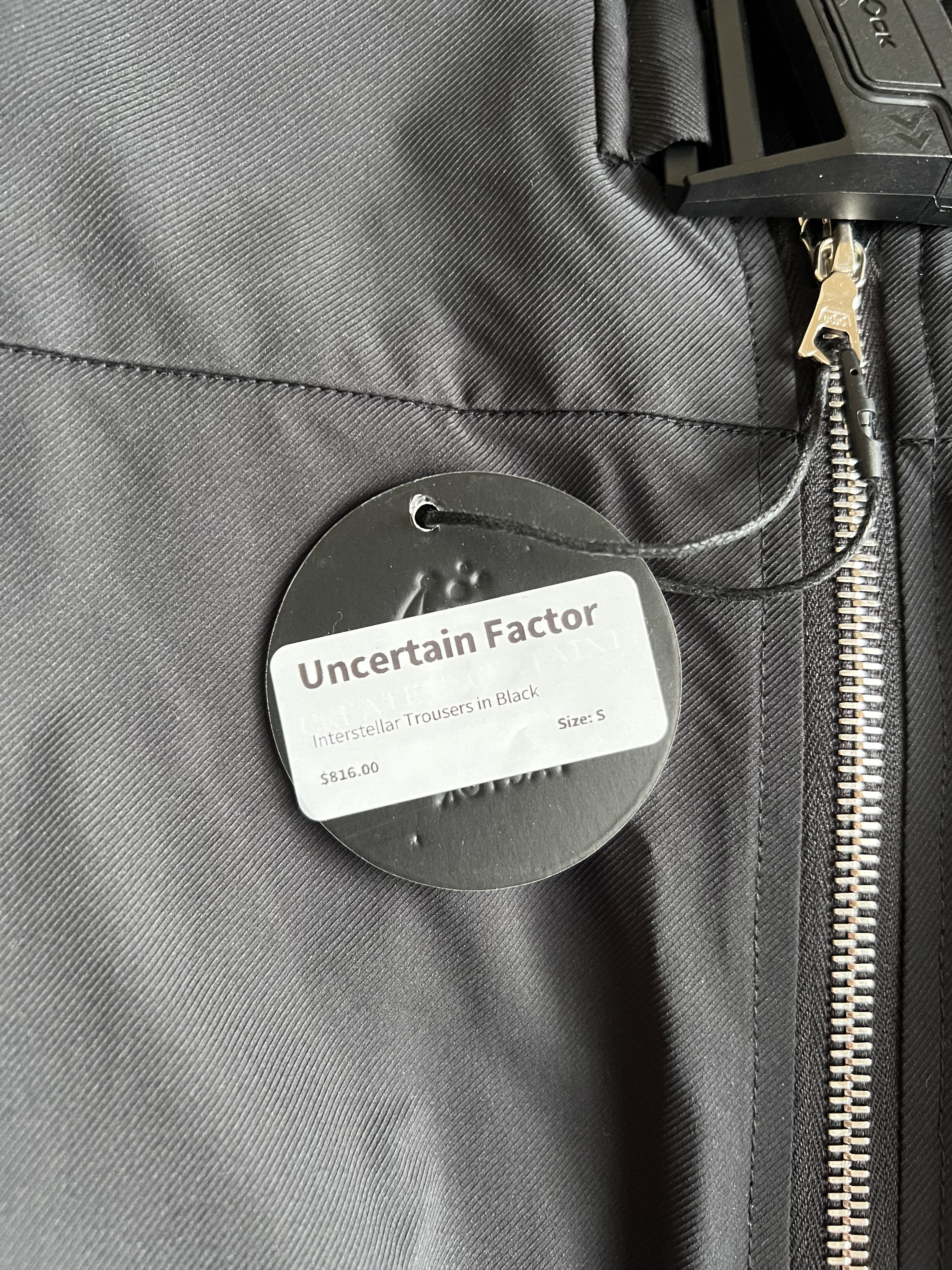 Other Uncertain Factor Interstellar Pants in Black Size US 30 / EU 46 - 9 Thumbnail