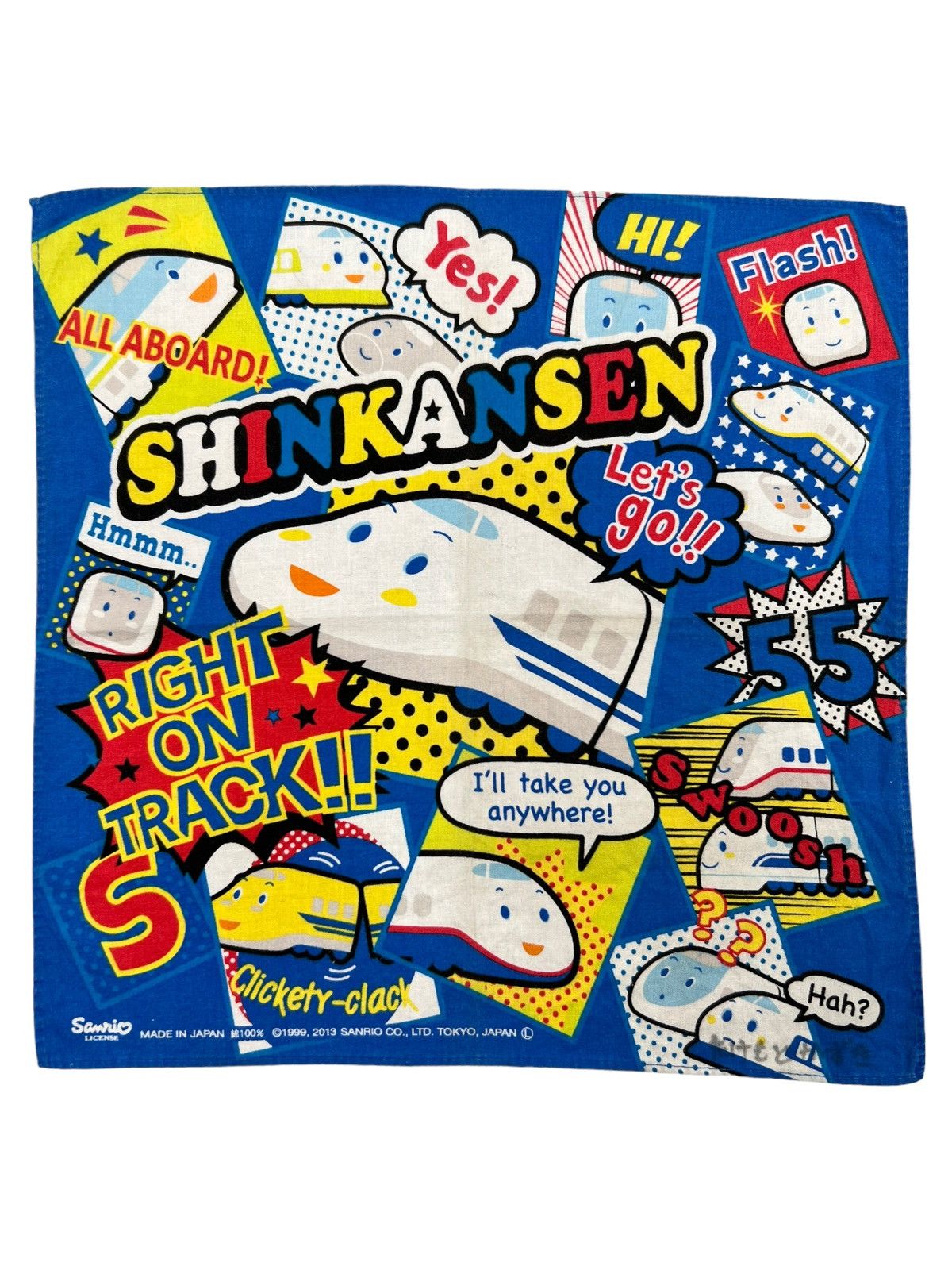 Anime Shinkansen Handkerchief Neckerchief Bandana Pocketsquare Size ONE SIZE - 1 Thumbnail
