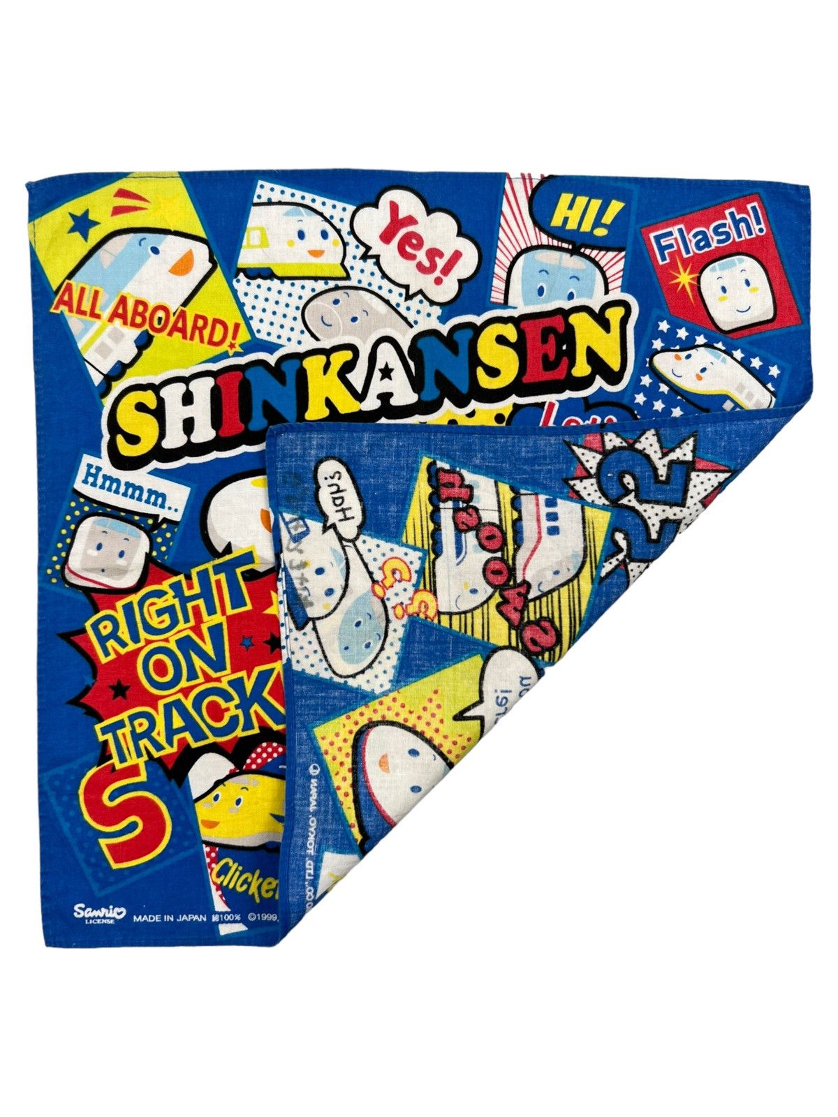 Anime Shinkansen Handkerchief Neckerchief Bandana Pocketsquare Size ONE SIZE - 3 Thumbnail