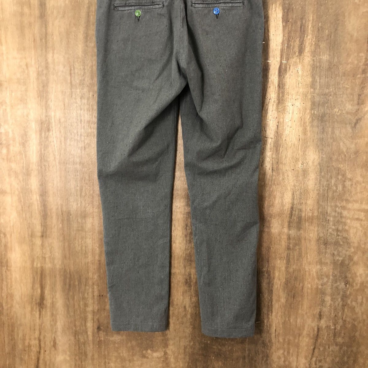 Vintage Baronio italian designer Grey Casual pants #6307 Size US 31 - 10 Thumbnail