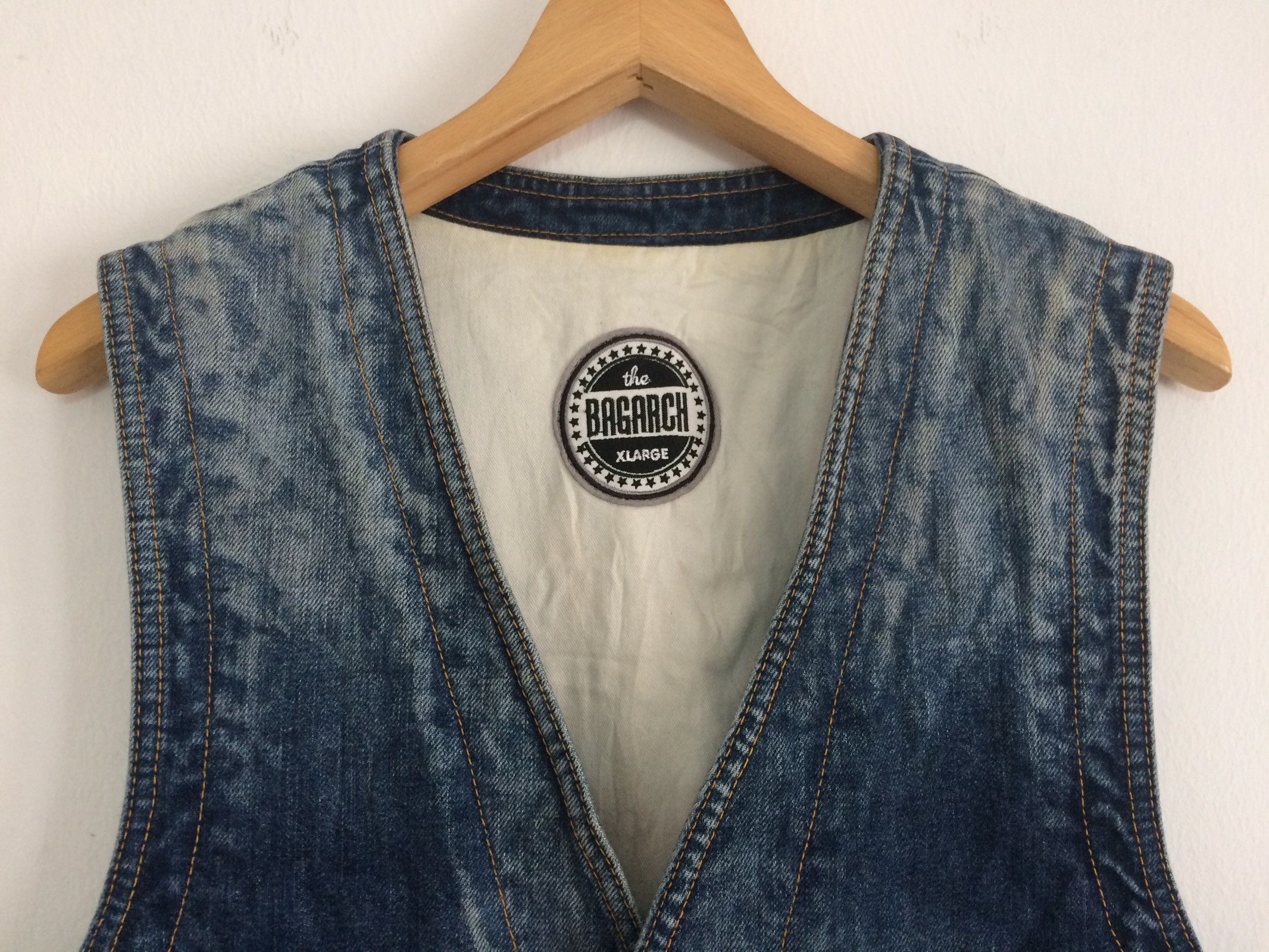 Japanese Brand × Vintage 🔥🔥Vintage Bagarch Denim Vest Jacket Size US M / EU 48-50 / 2 - 3 Thumbnail