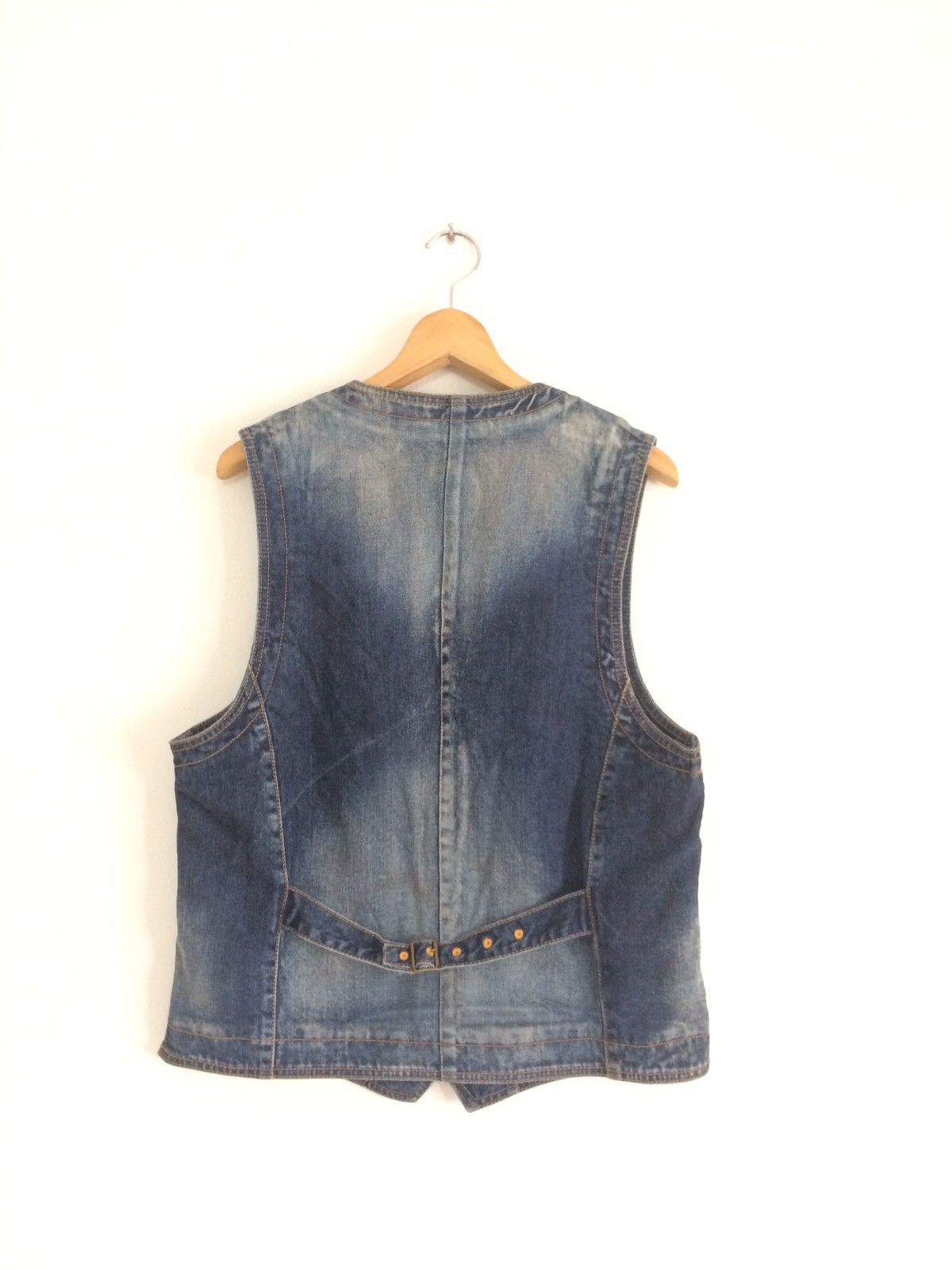 Japanese Brand × Vintage 🔥🔥Vintage Bagarch Denim Vest Jacket Size US M / EU 48-50 / 2 - 2 Thumbnail