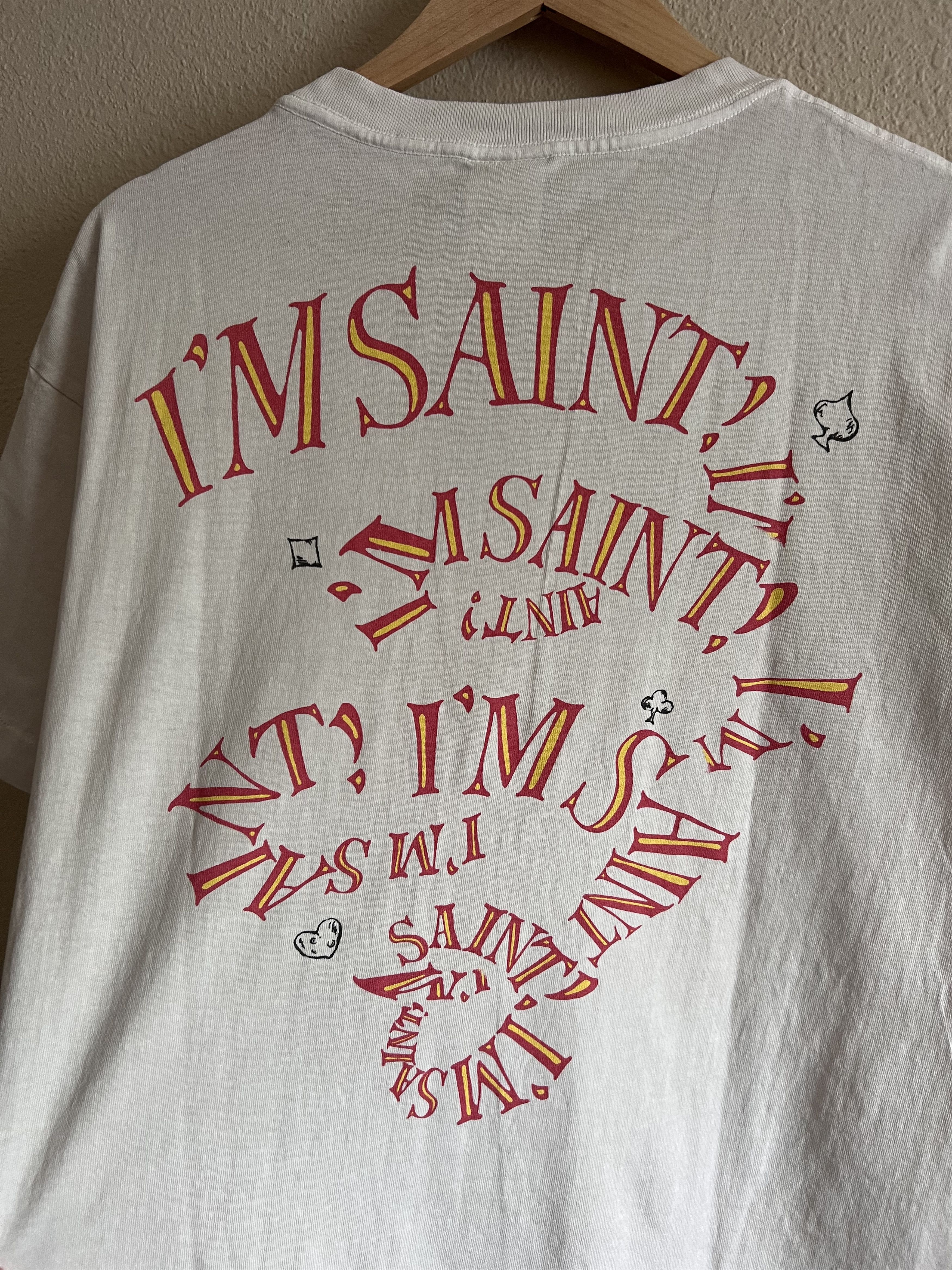 Saint Michael Saint Michael Disney Mad Hatter Tee in White Size US M / EU 48-50 / 2 - 5 Thumbnail