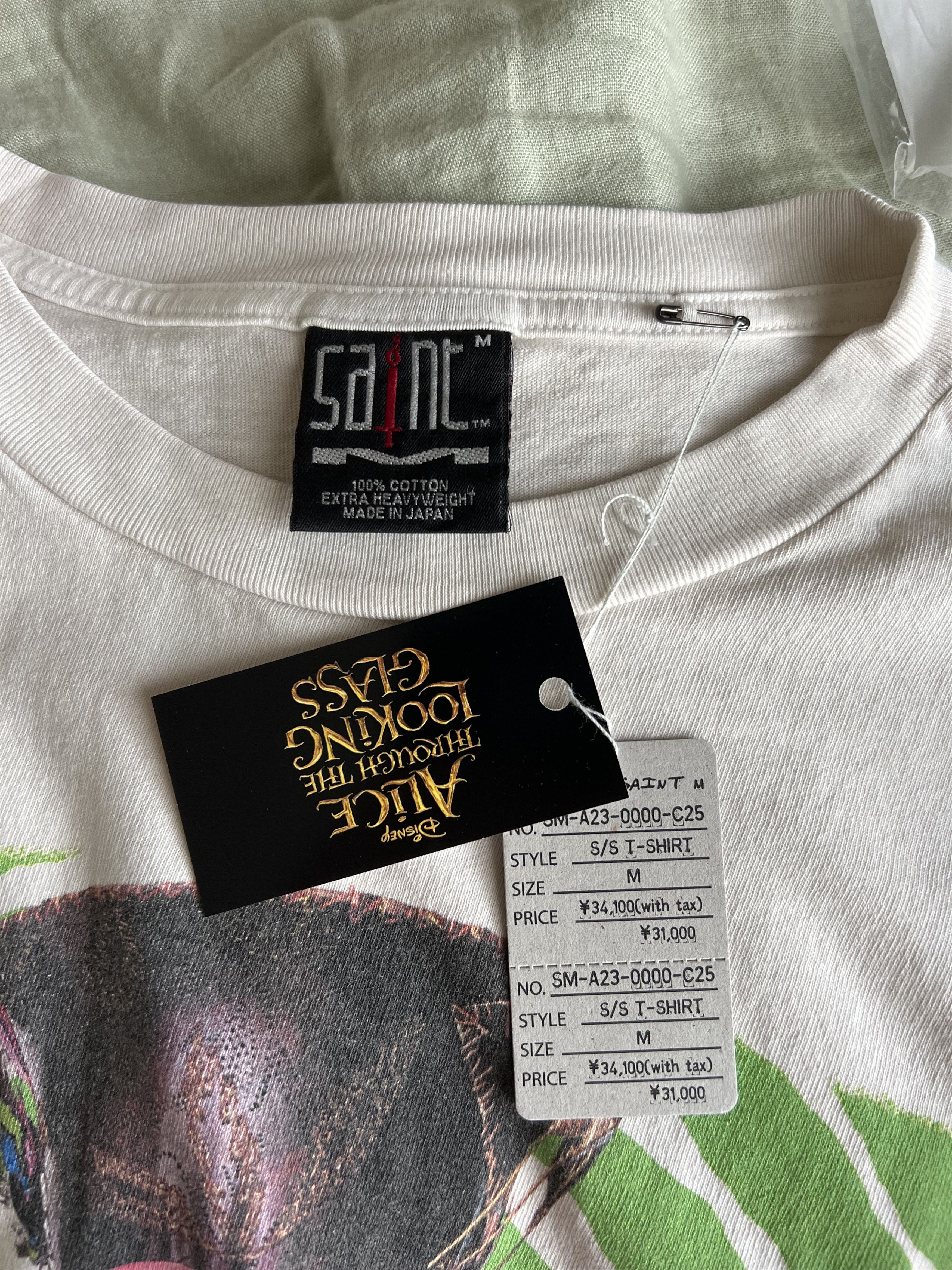 Saint Michael Saint Michael Disney Mad Hatter Tee in White Size US M / EU 48-50 / 2 - 6 Thumbnail