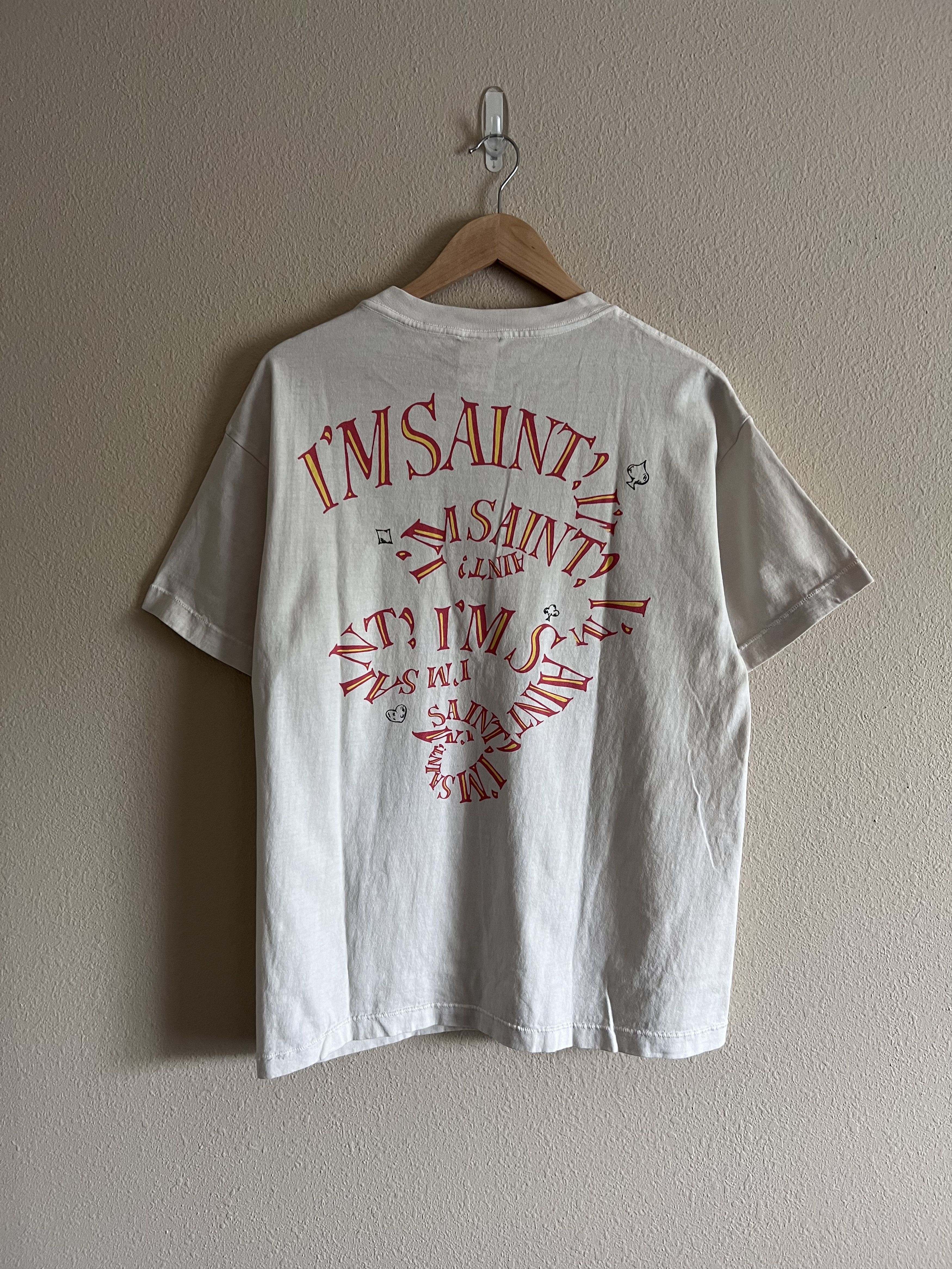 Saint Michael Saint Michael Disney Mad Hatter Tee in White Size US M / EU 48-50 / 2 - 4 Thumbnail