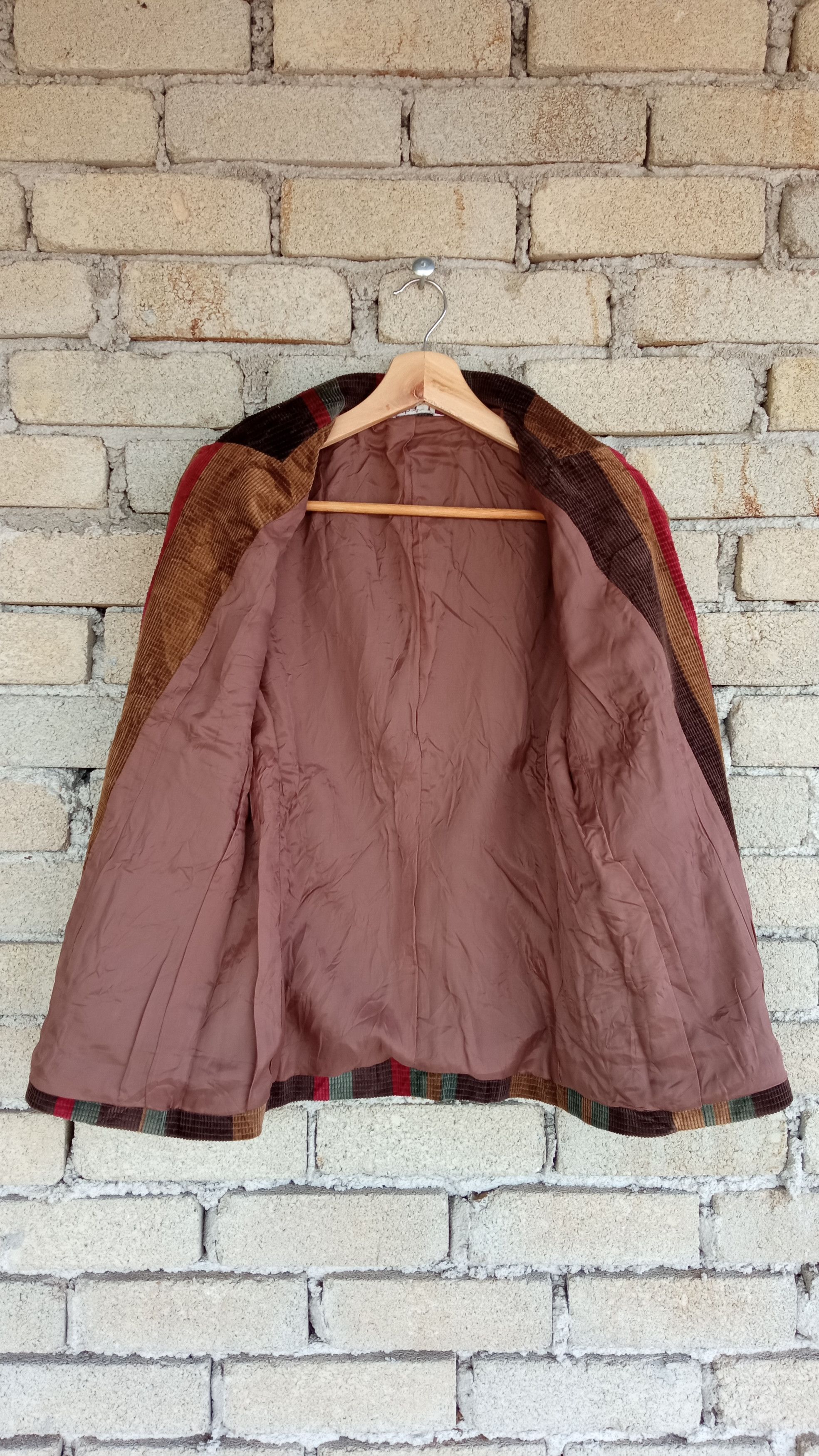Japanese Brand × Vintage 🔥Vtg Chaleur Multicolour Psychedelic Style Blazer Jacket Size US S / EU 44-46 / 1 - 9 Thumbnail