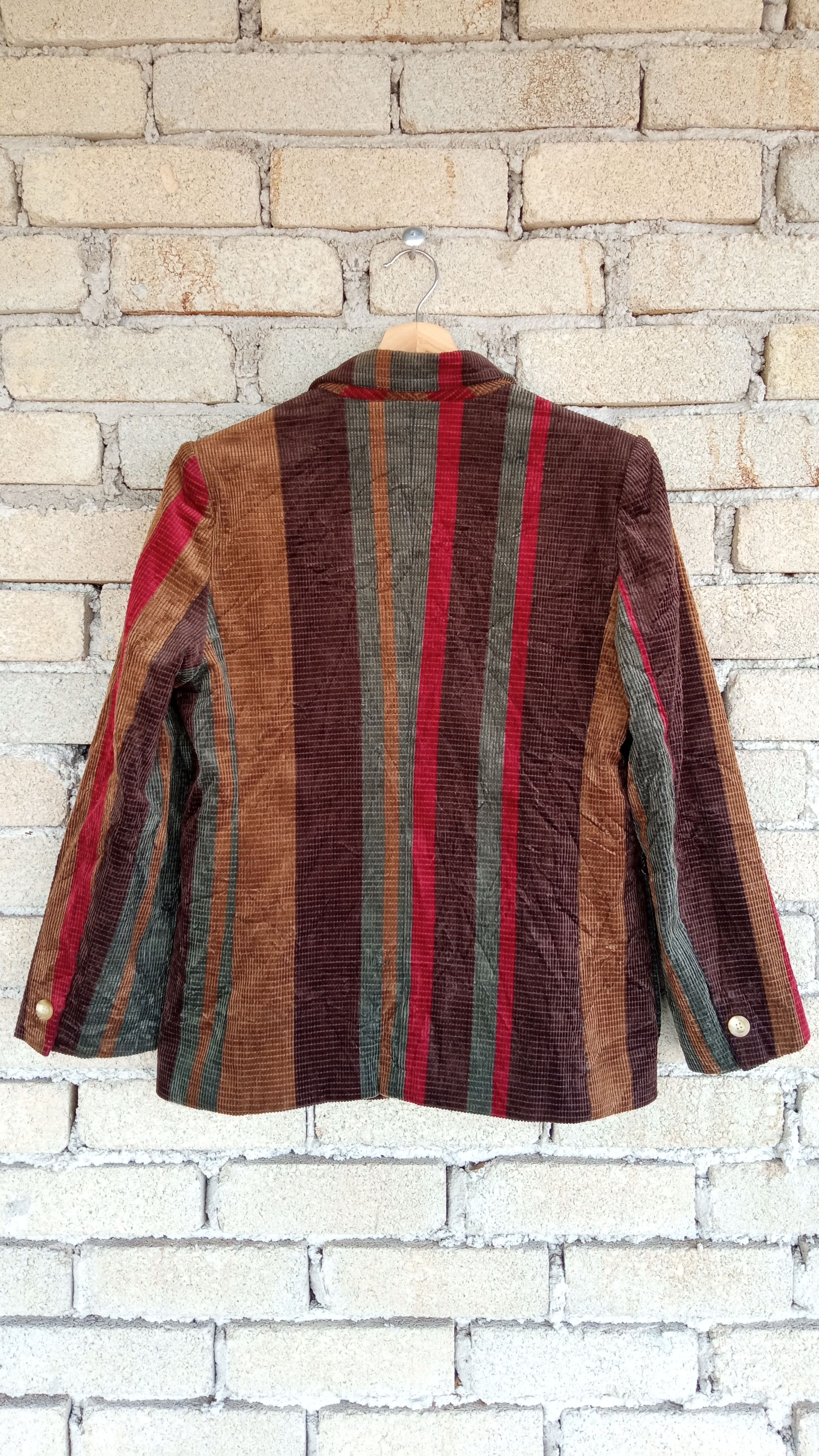 Japanese Brand × Vintage 🔥Vtg Chaleur Multicolour Psychedelic Style Blazer Jacket Size US S / EU 44-46 / 1 - 10 Thumbnail