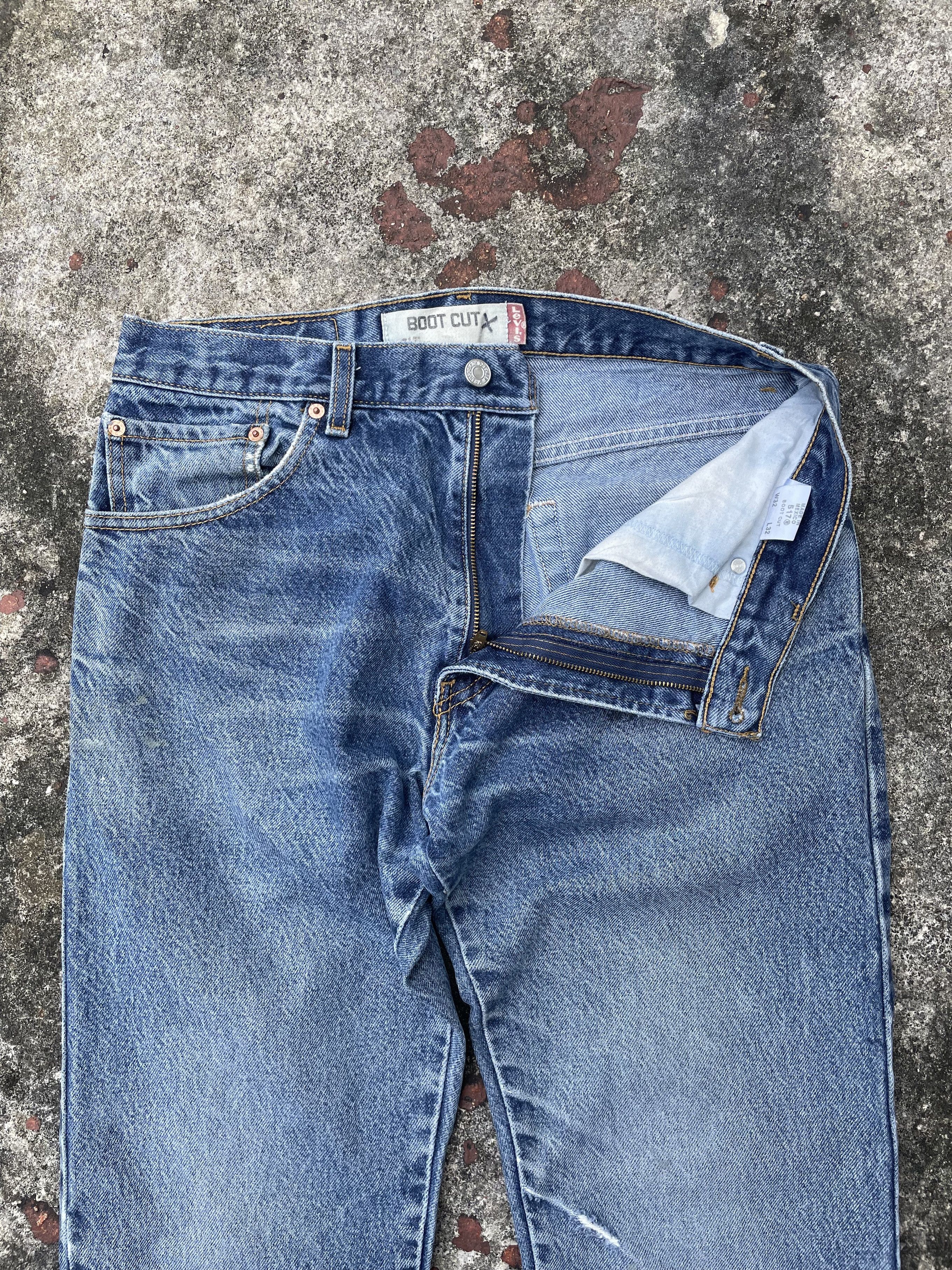 Levi's × Vintage Y2K Levi's 517 Flare Bootcut Jeans Size 32 x 33 Size US 32 / EU 48 - 4 Thumbnail