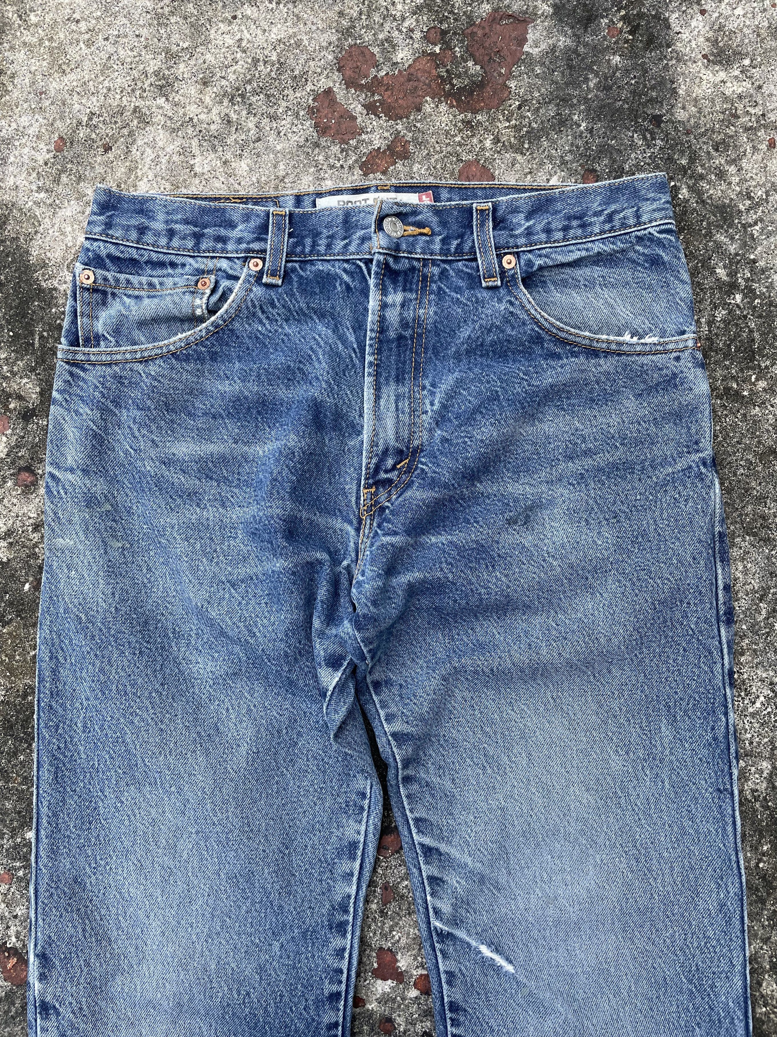 Levi's × Vintage Y2K Levi's 517 Flare Bootcut Jeans Size 32 x 33 Size US 32 / EU 48 - 3 Thumbnail