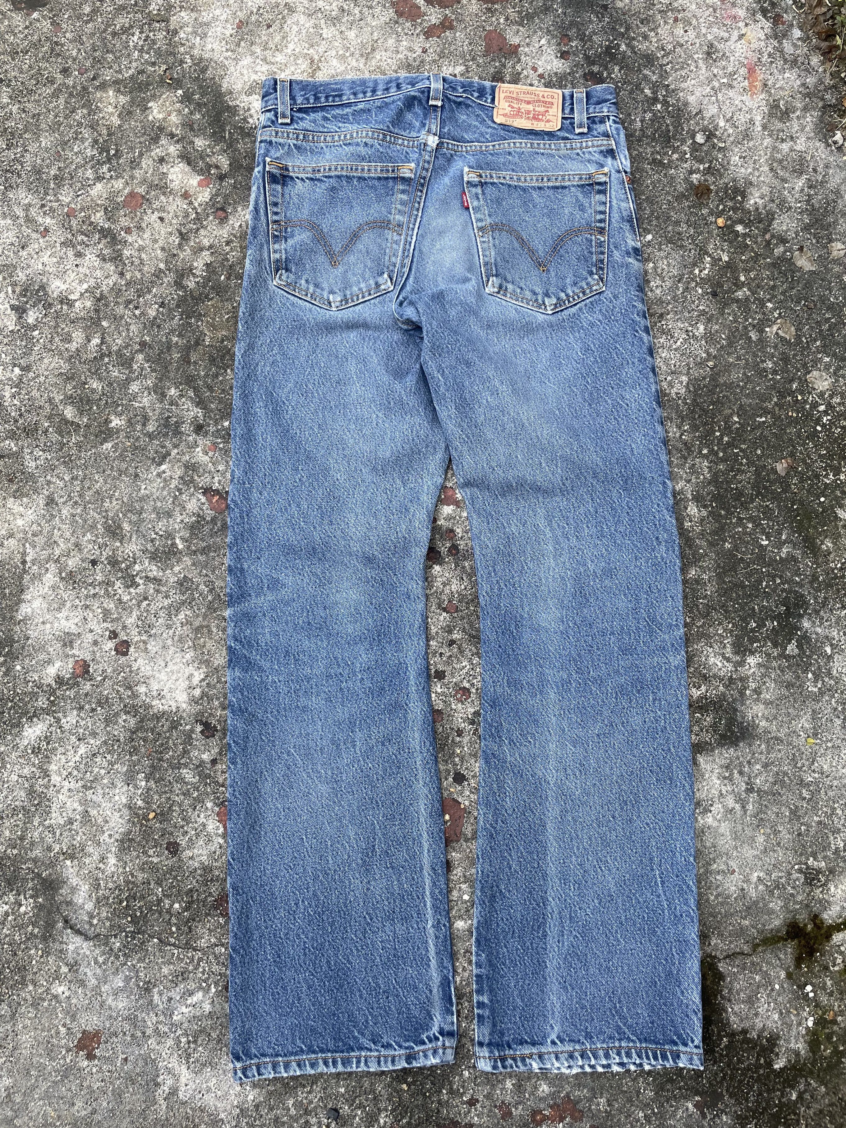 Levi's × Vintage Y2K Levi's 517 Flare Bootcut Jeans Size 32 x 33 Size US 32 / EU 48 - 2 Thumbnail