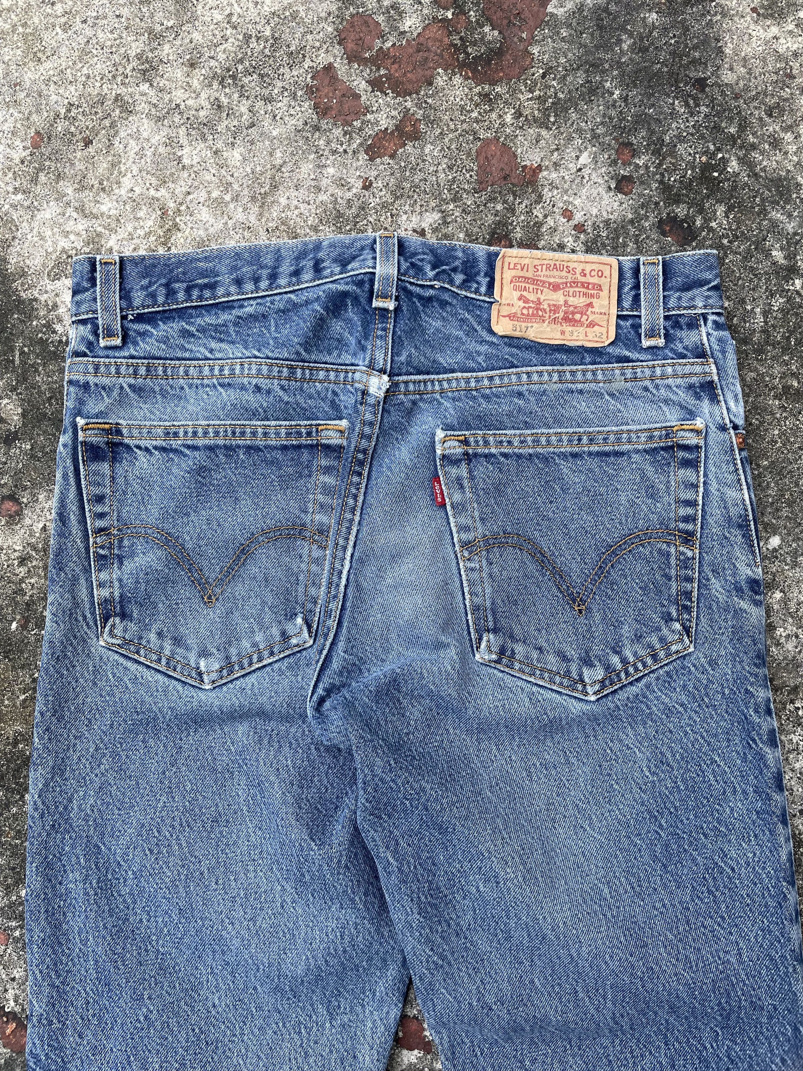 Levi's × Vintage Y2K Levi's 517 Flare Bootcut Jeans Size 32 x 33 Size US 32 / EU 48 - 5 Thumbnail