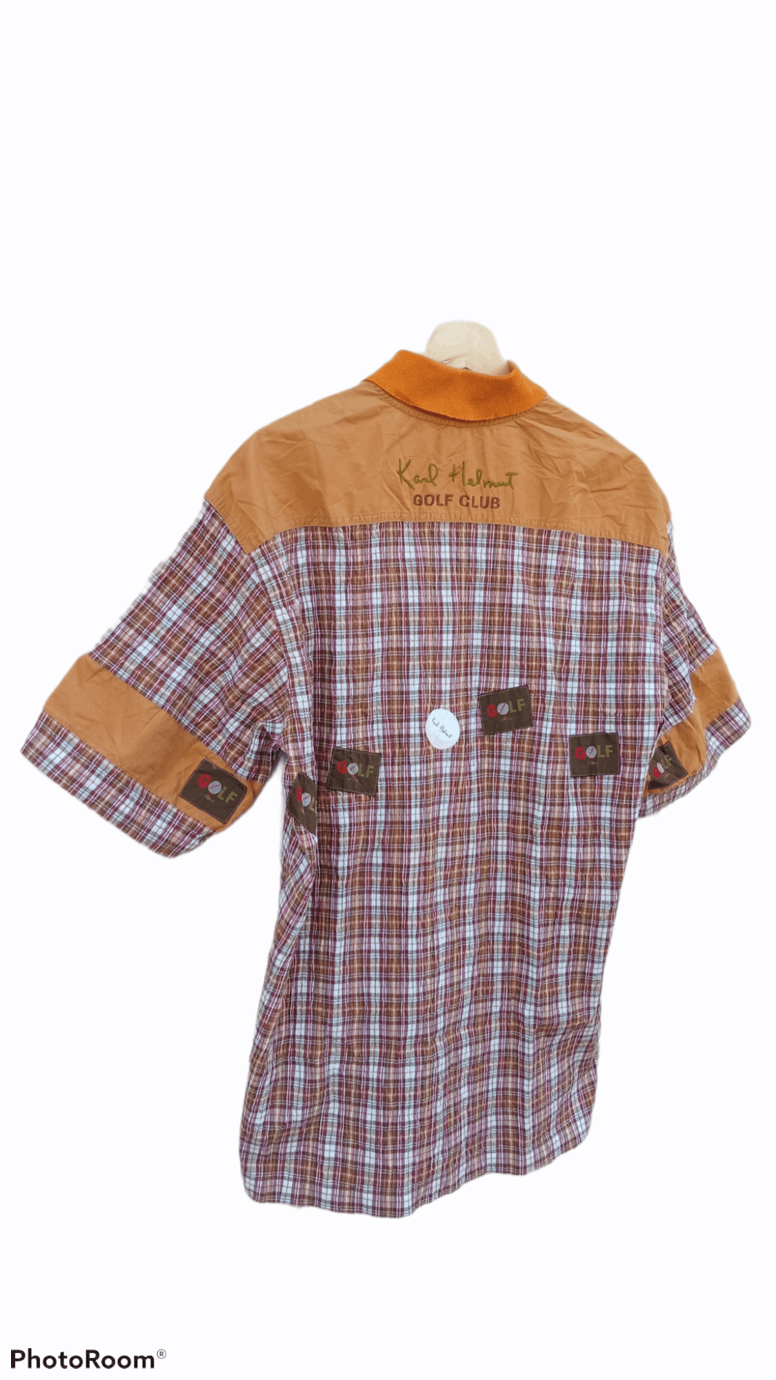 Japanese Brand × Karl Helmut × Vintage 🔥🔥Vintage 90's Karl Helmut Golf Club Pullover Shirt Size US L / EU 52-54 / 3 - 14 Thumbnail
