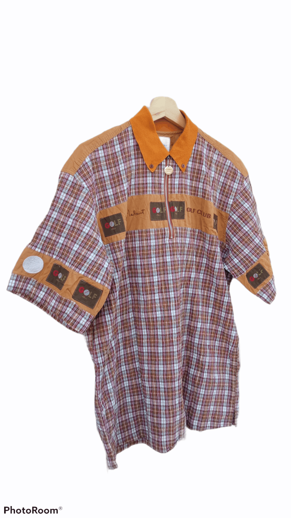 Japanese Brand × Karl Helmut × Vintage 🔥🔥Vintage 90's Karl Helmut Golf Club Pullover Shirt Size US L / EU 52-54 / 3 - 2 Thumbnail