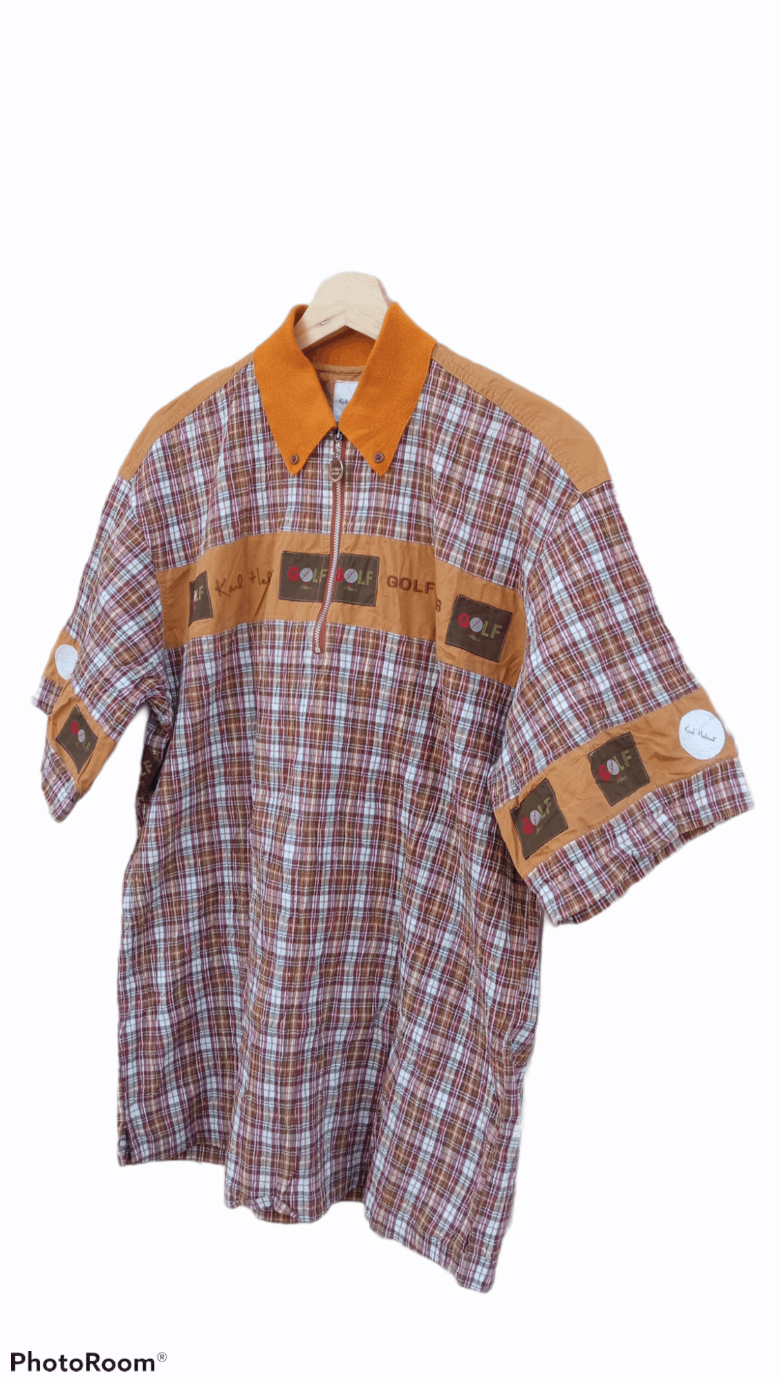 Japanese Brand × Karl Helmut × Vintage 🔥🔥Vintage 90's Karl Helmut Golf Club Pullover Shirt Size US L / EU 52-54 / 3 - 3 Thumbnail