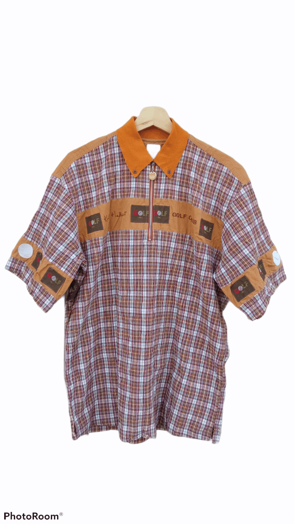 Japanese Brand × Karl Helmut × Vintage 🔥🔥Vintage 90's Karl Helmut Golf Club Pullover Shirt Size US L / EU 52-54 / 3 - 1 Thumbnail