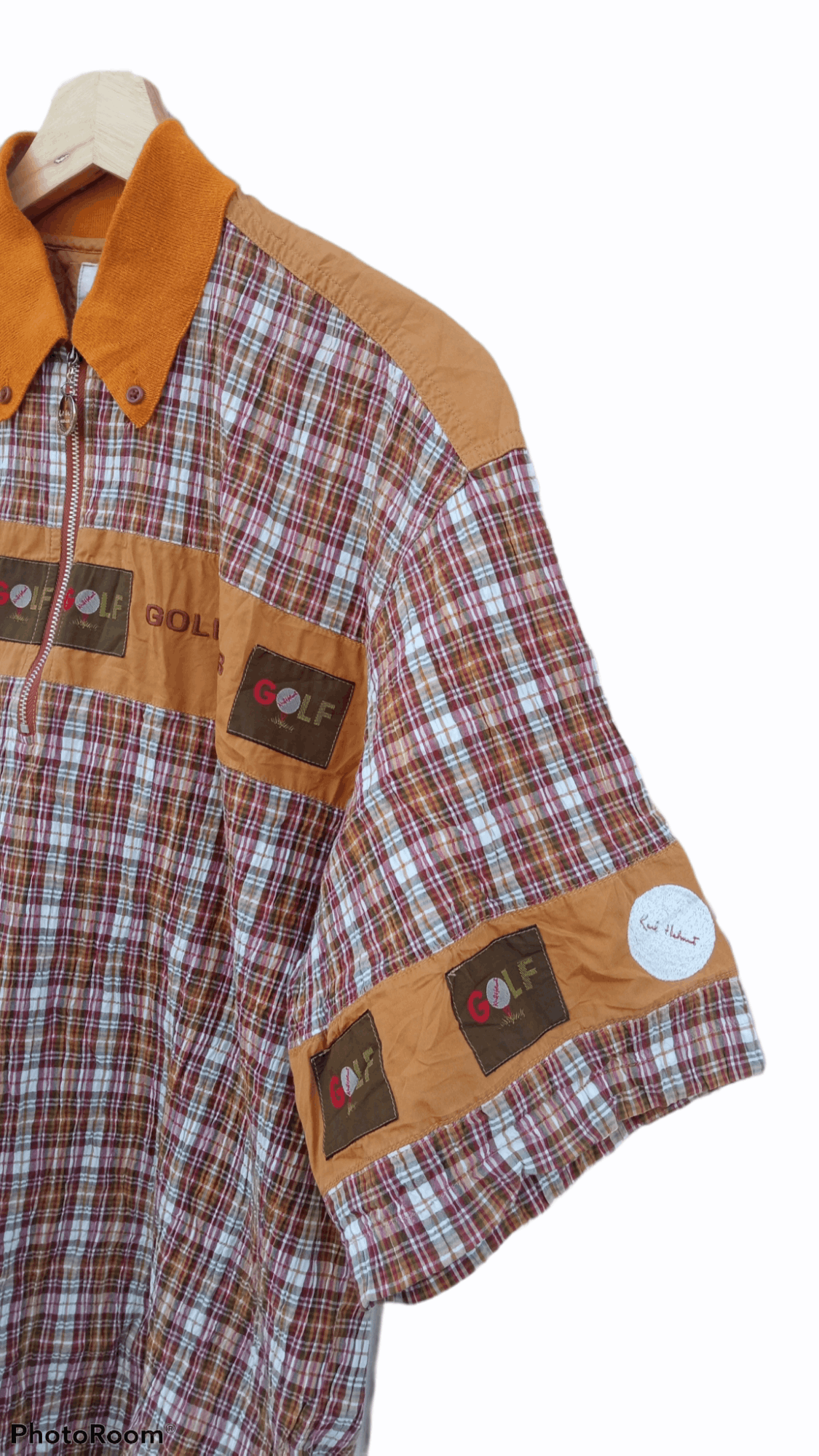 Japanese Brand × Karl Helmut × Vintage 🔥🔥Vintage 90's Karl Helmut Golf Club Pullover Shirt Size US L / EU 52-54 / 3 - 8 Thumbnail